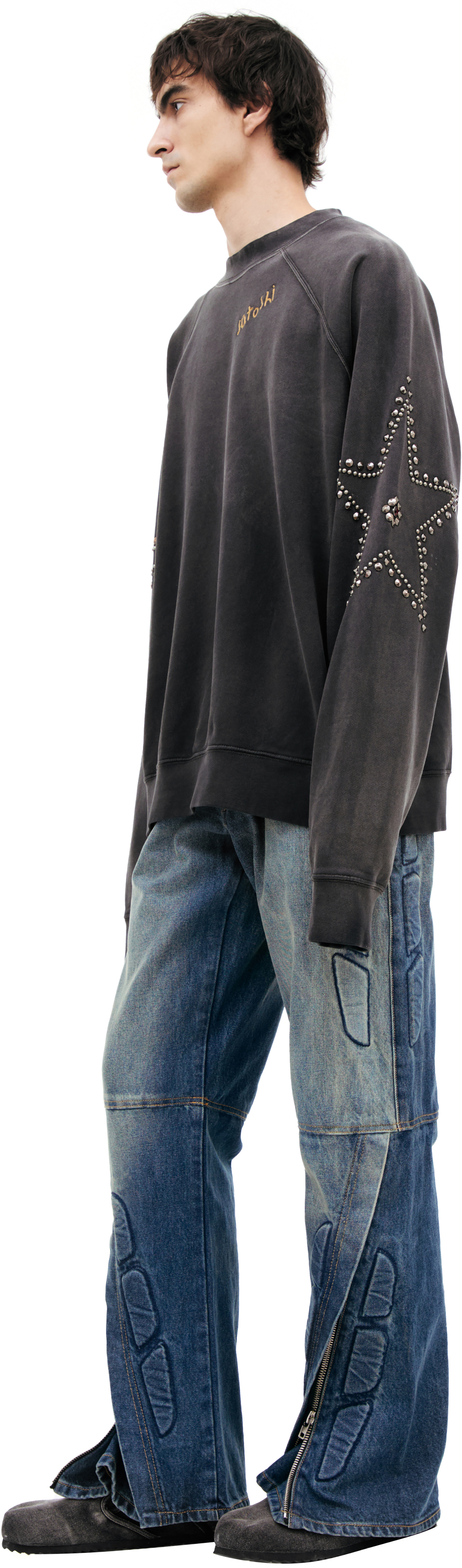 Satoshi Nakamoto Свитшот со звездами из клепок