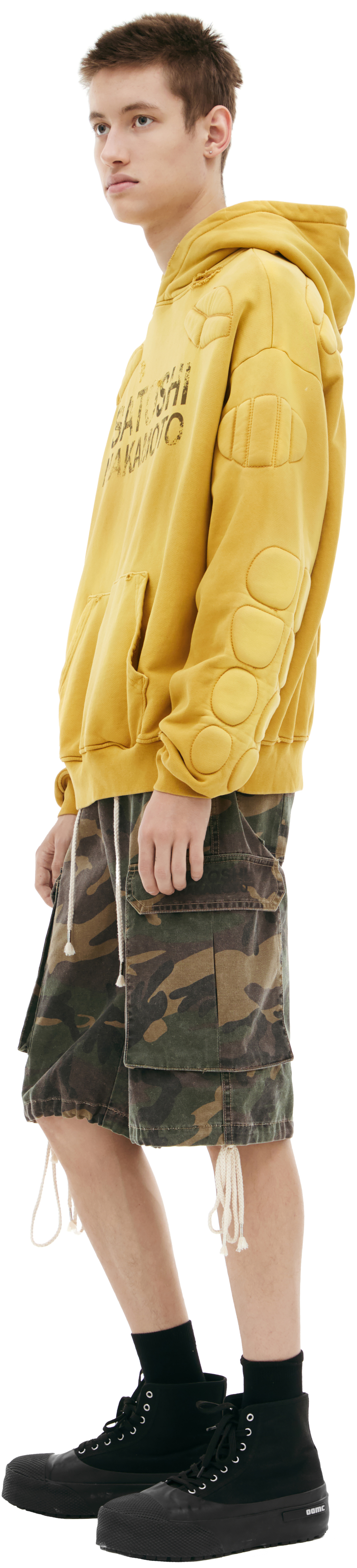 Satoshi Nakamoto Желтое худи с логотипом