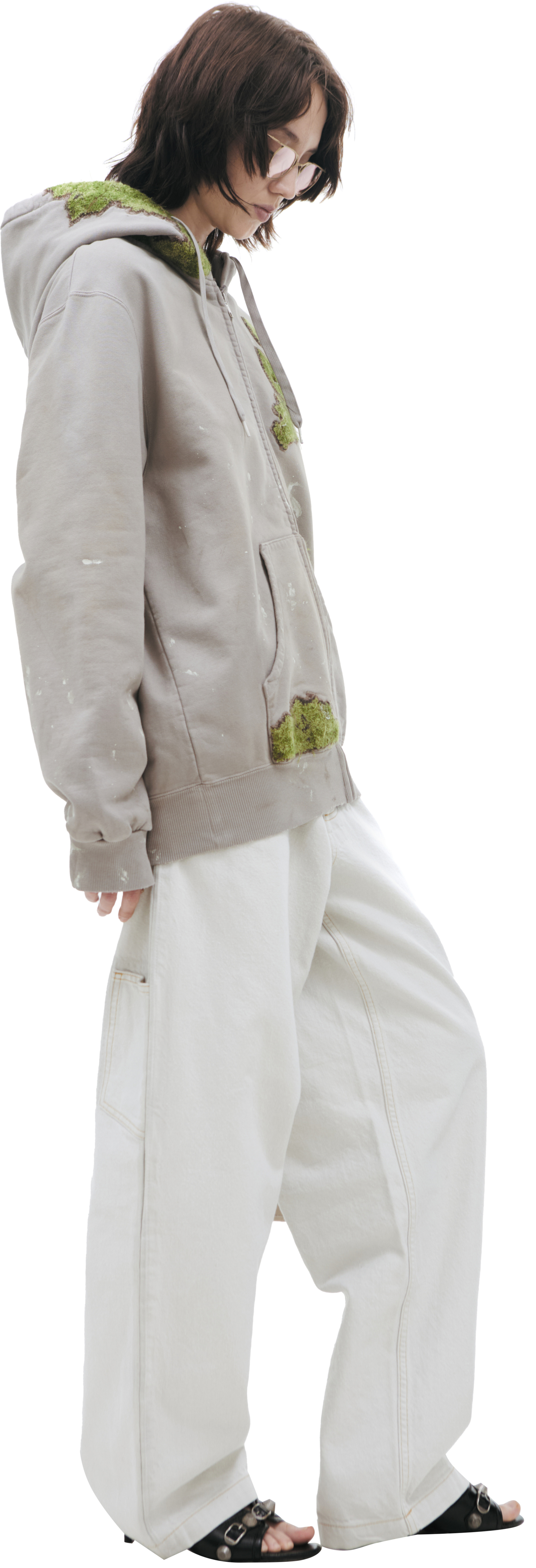 Doublet Худи MOSS-GROWN EMBROIDERY