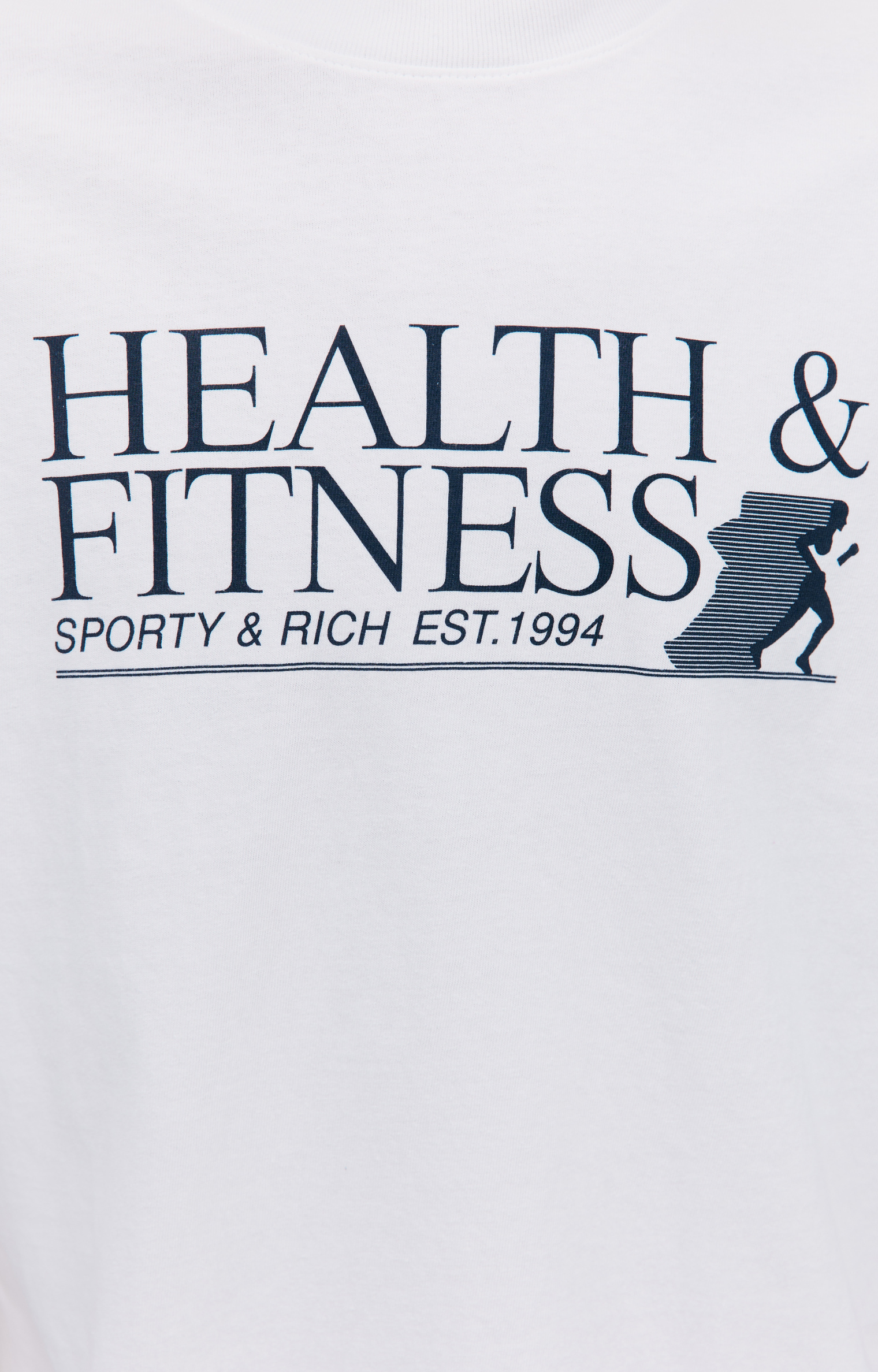 SPORTY & RICH Футболка с принтом \'Health and Fitness\'