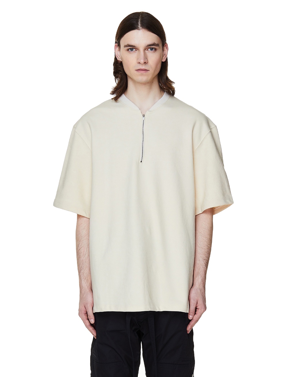 Fear of God Хлопковая футболка с молнией