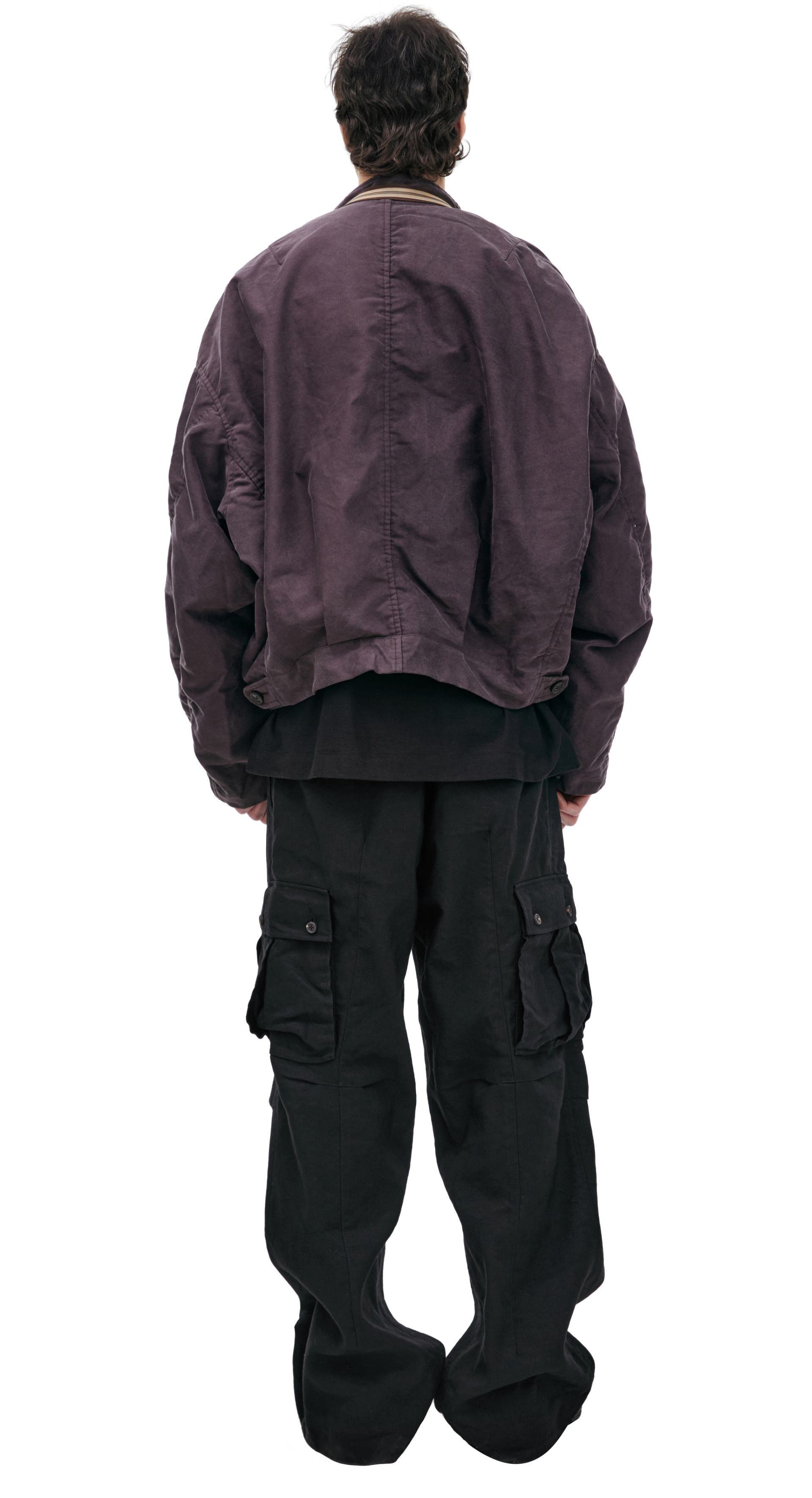 Ziggy Chen Фиолетовый бомбер