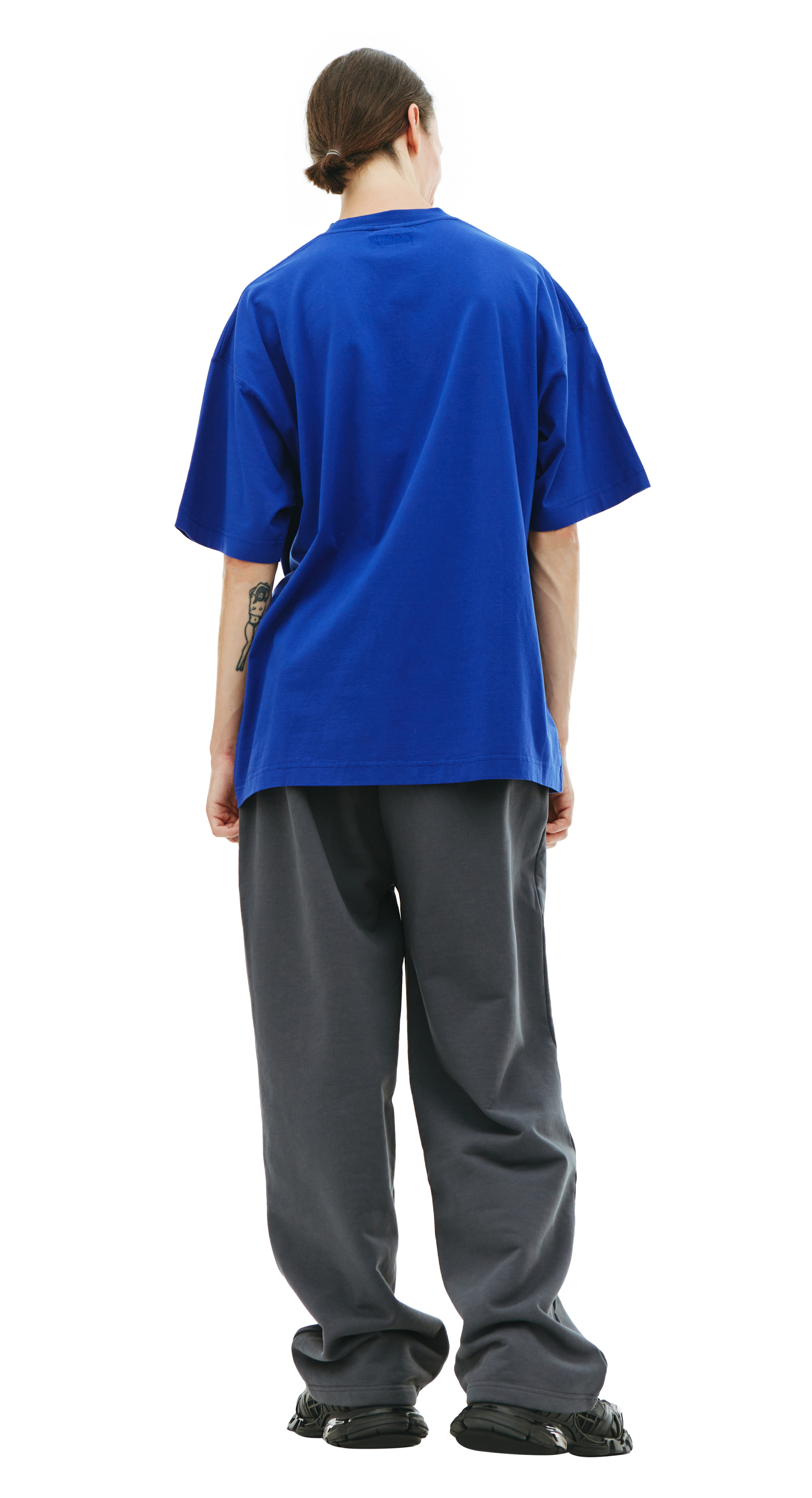 VETEMENTS Футболка с вышивкой логотипа