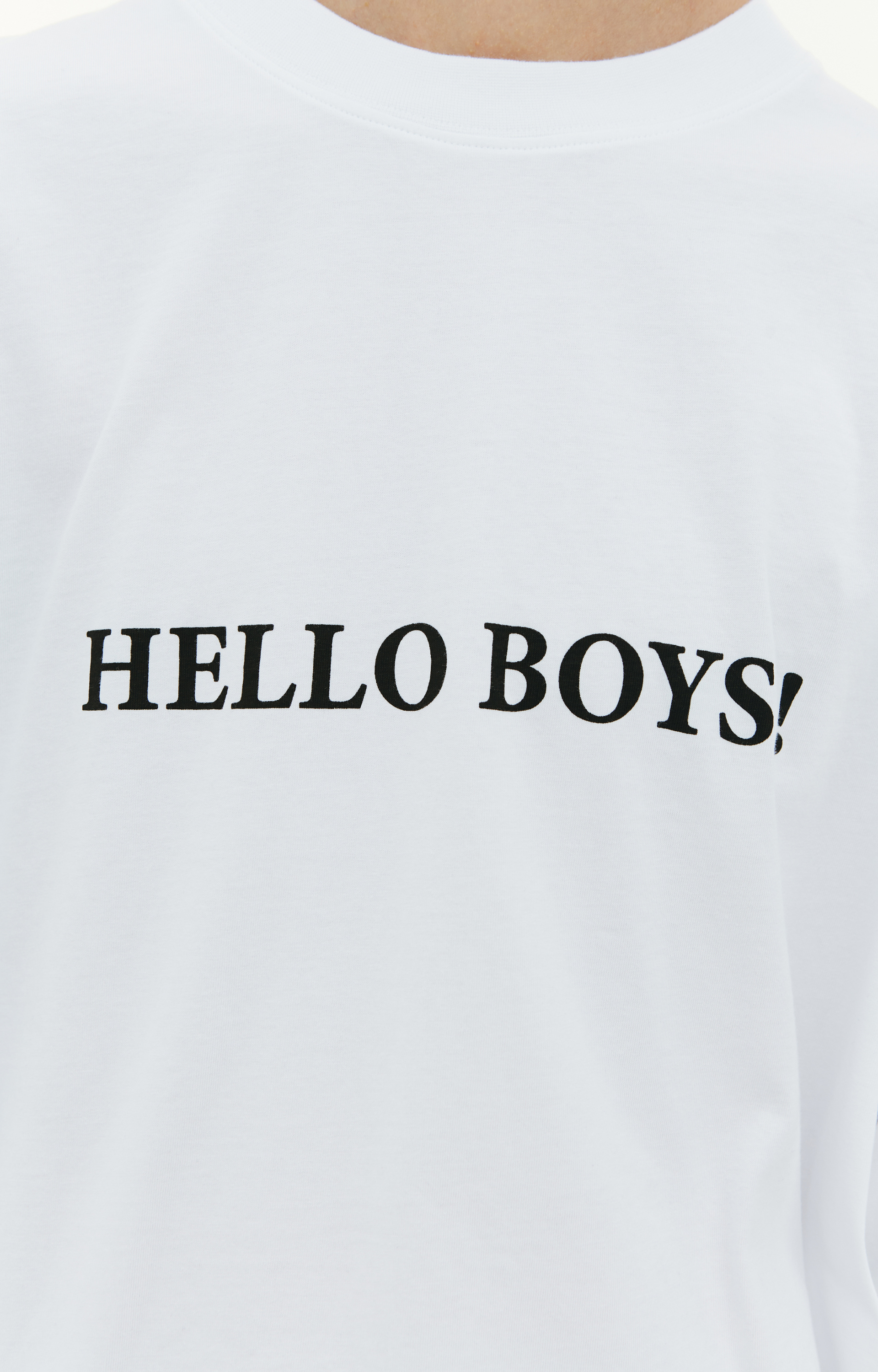 VETEMENTS Футболка с принтом \'Hello boys\'