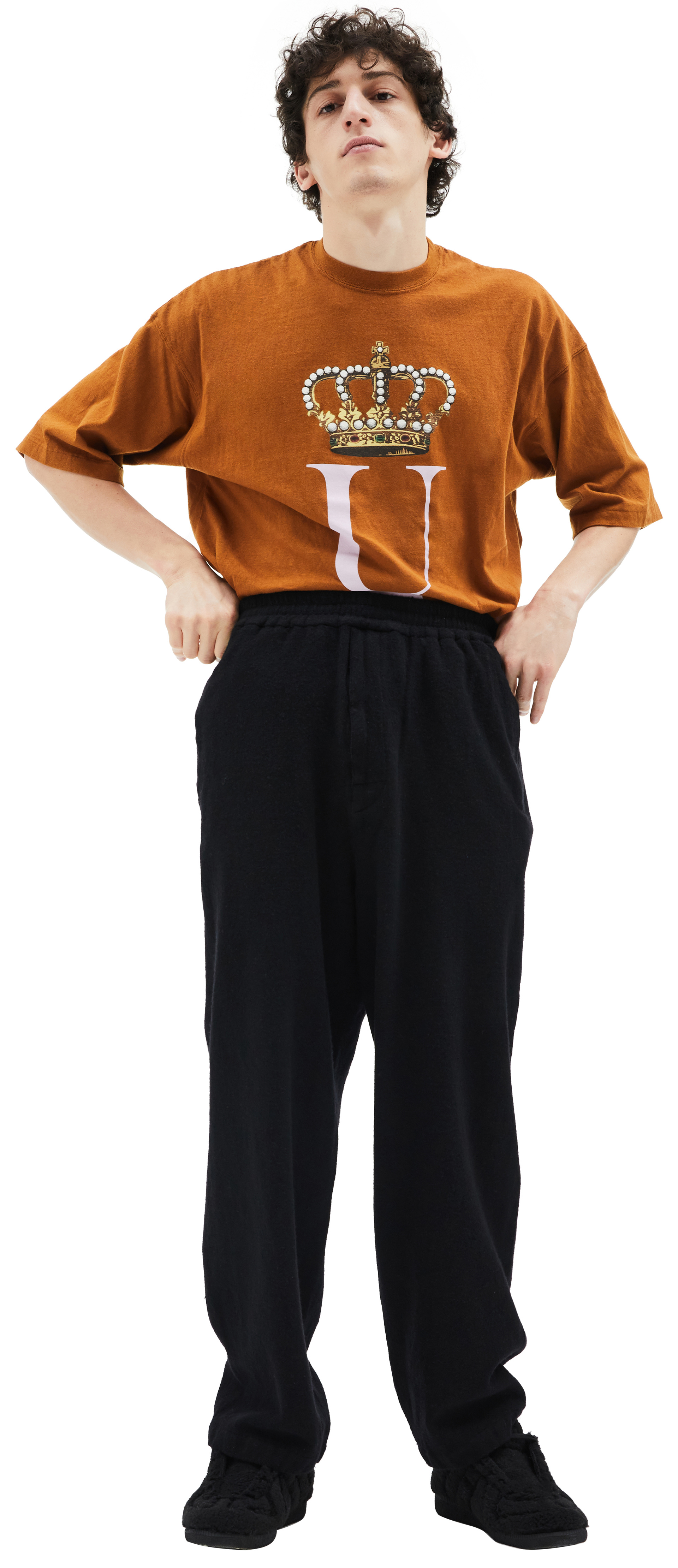 Undercover Черные Шерстяные Штаны