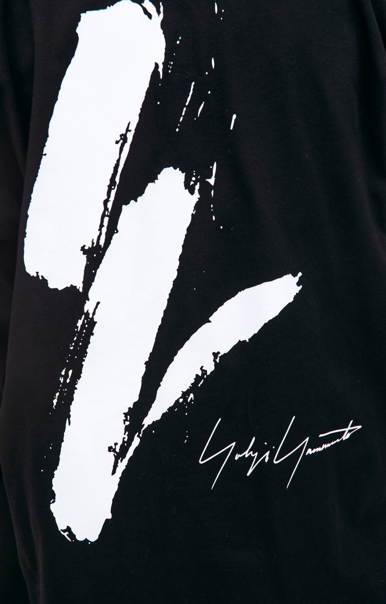 Yohji Yamamoto Лонгслив с принтом Yohji Yamamoto x NEW ERA
