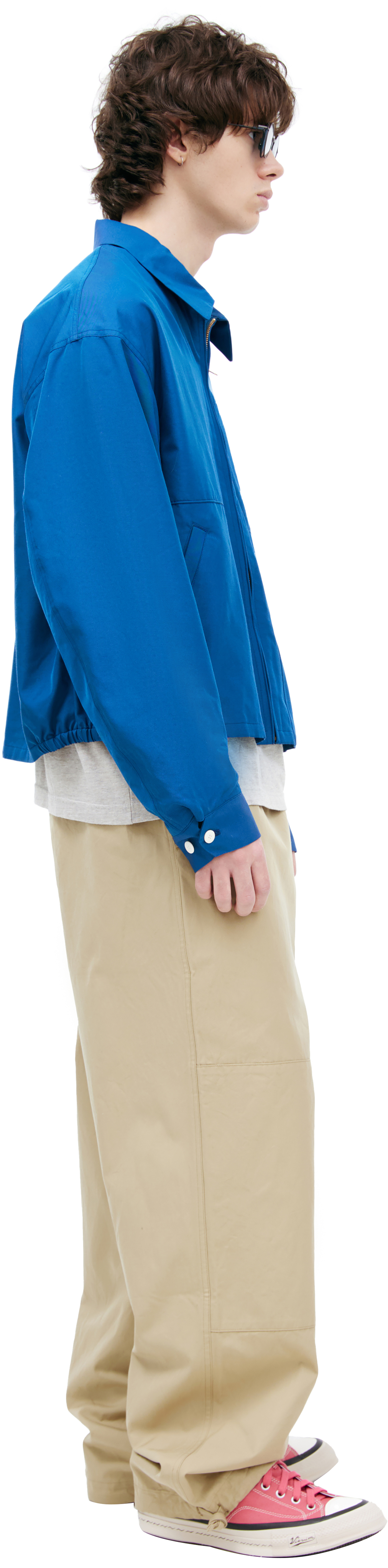 visvim Синяя куртка с логотипом