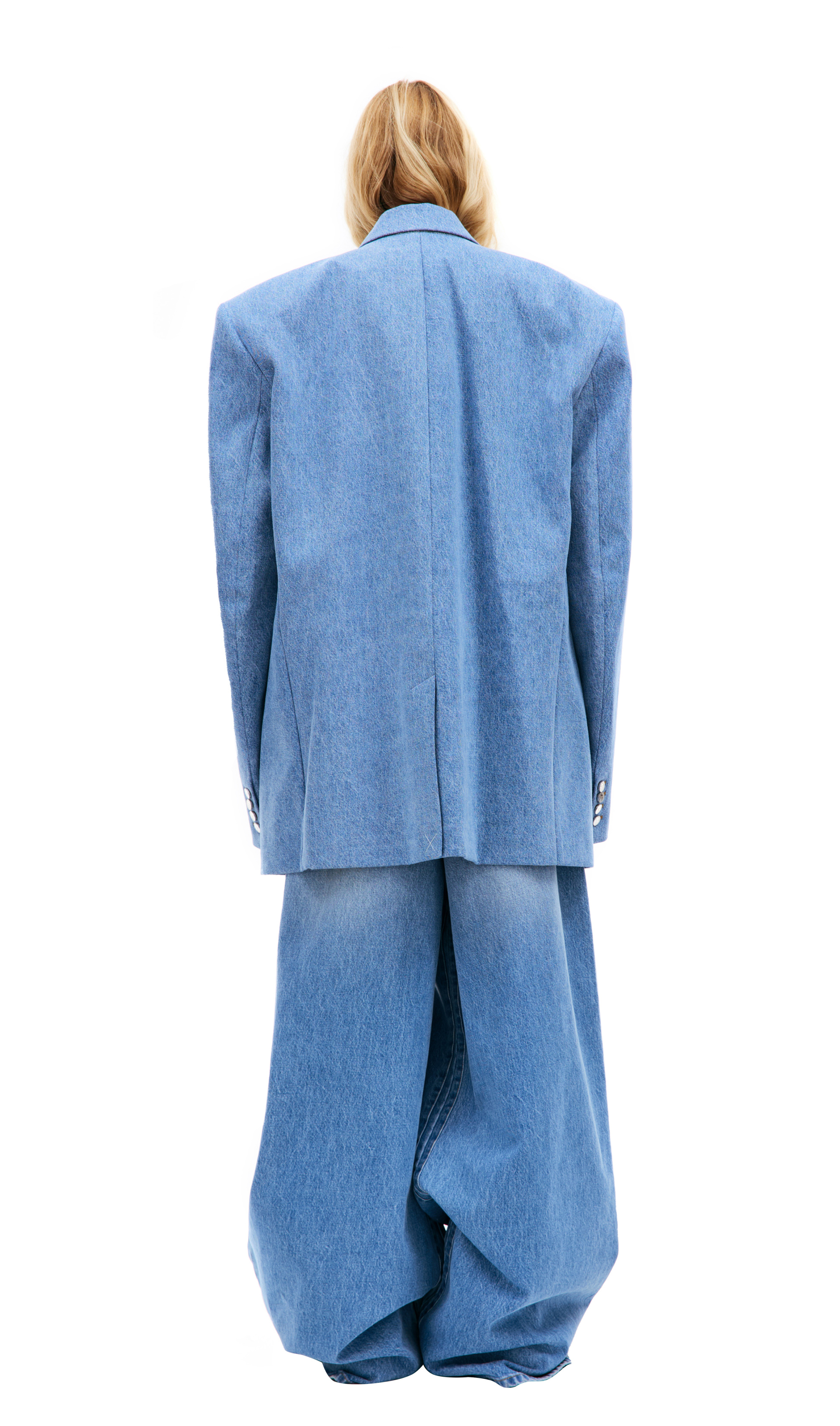 VETEMENTS Оверсайз пиджак из денима