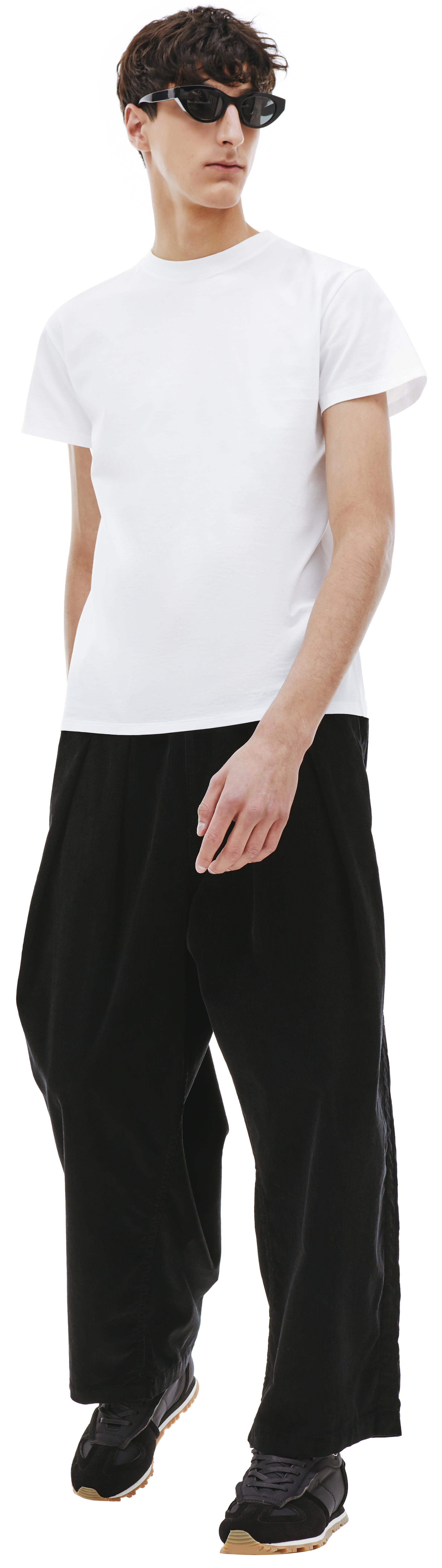 Maison Margiela Белая базовая футболка