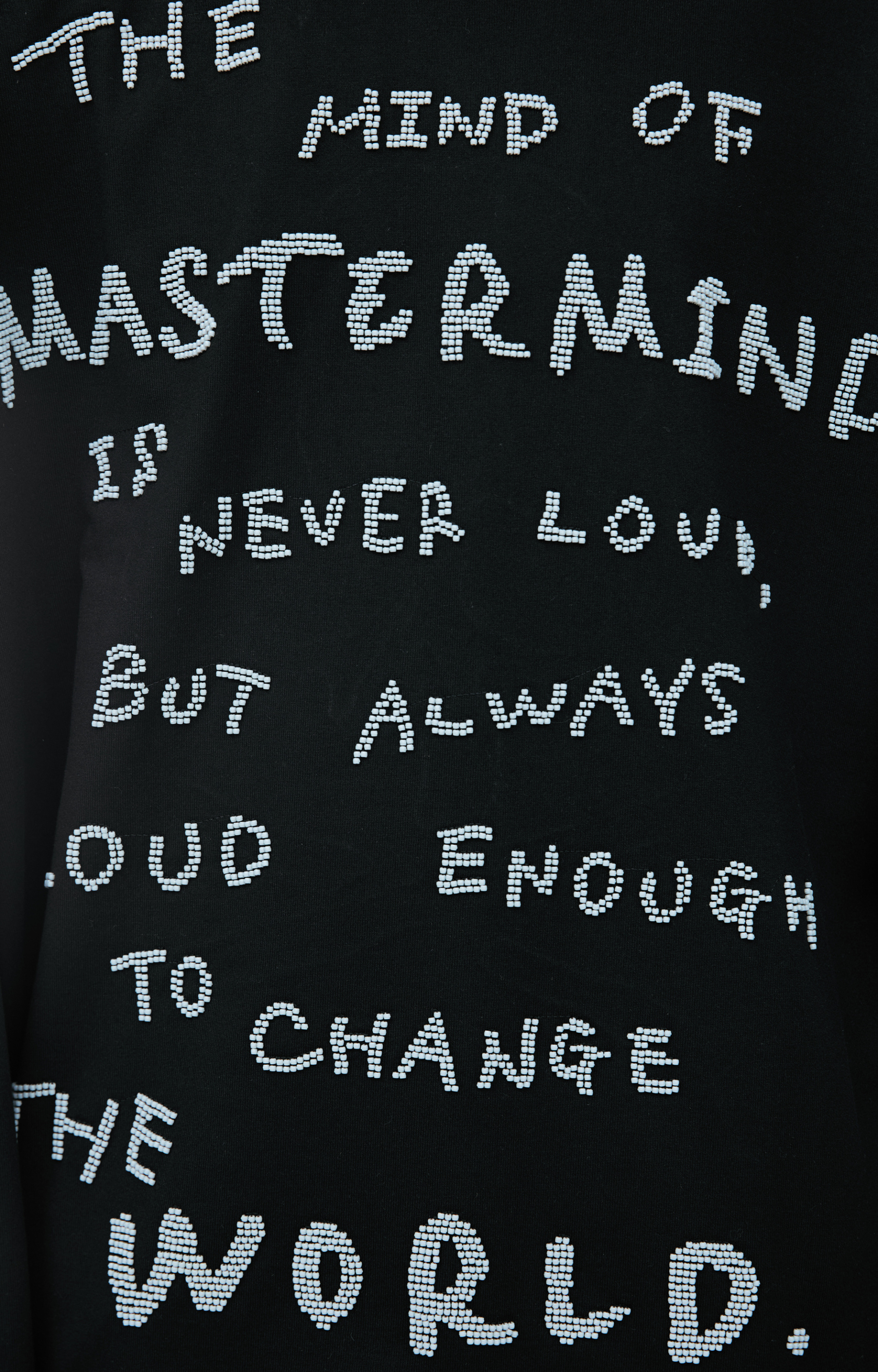 Mastermind WORLD Черный свитшот из хлопка