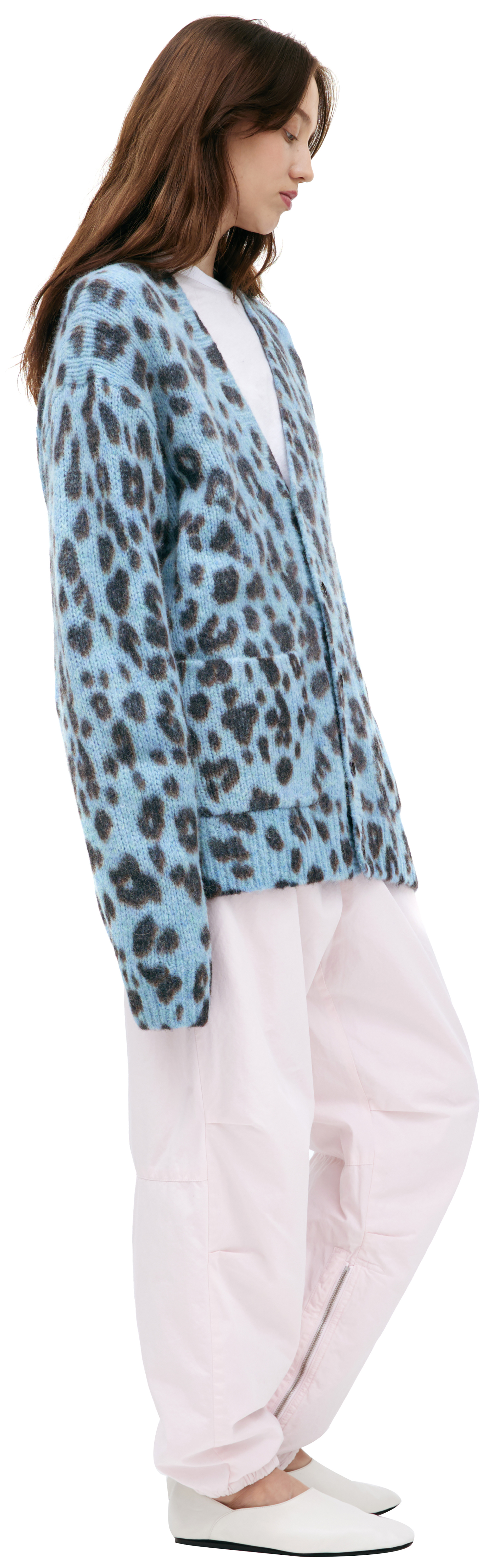 Dries Van Noten Кардиган с анималистичным принтом