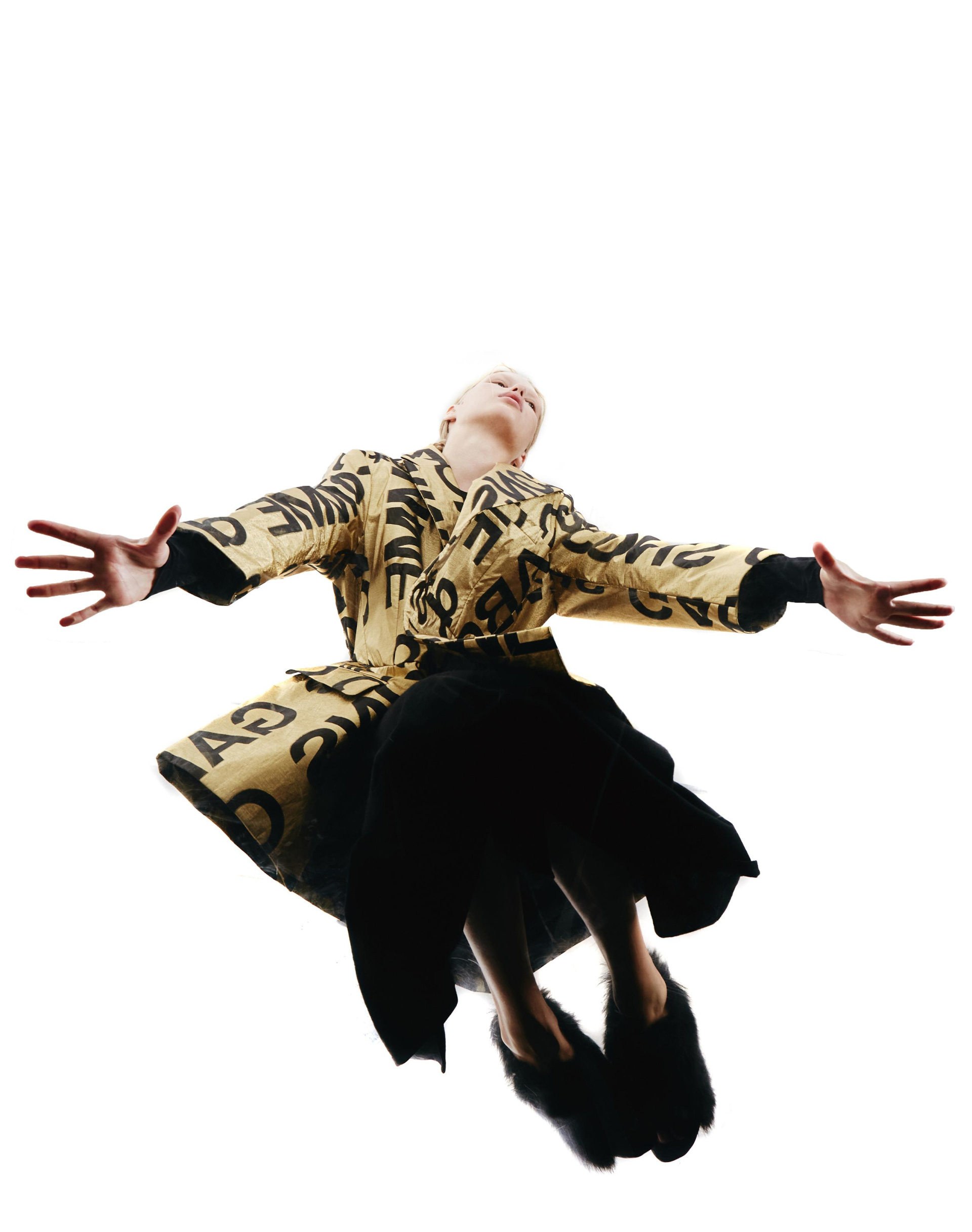 VETEMENTS Меховые мюли с открытым носом