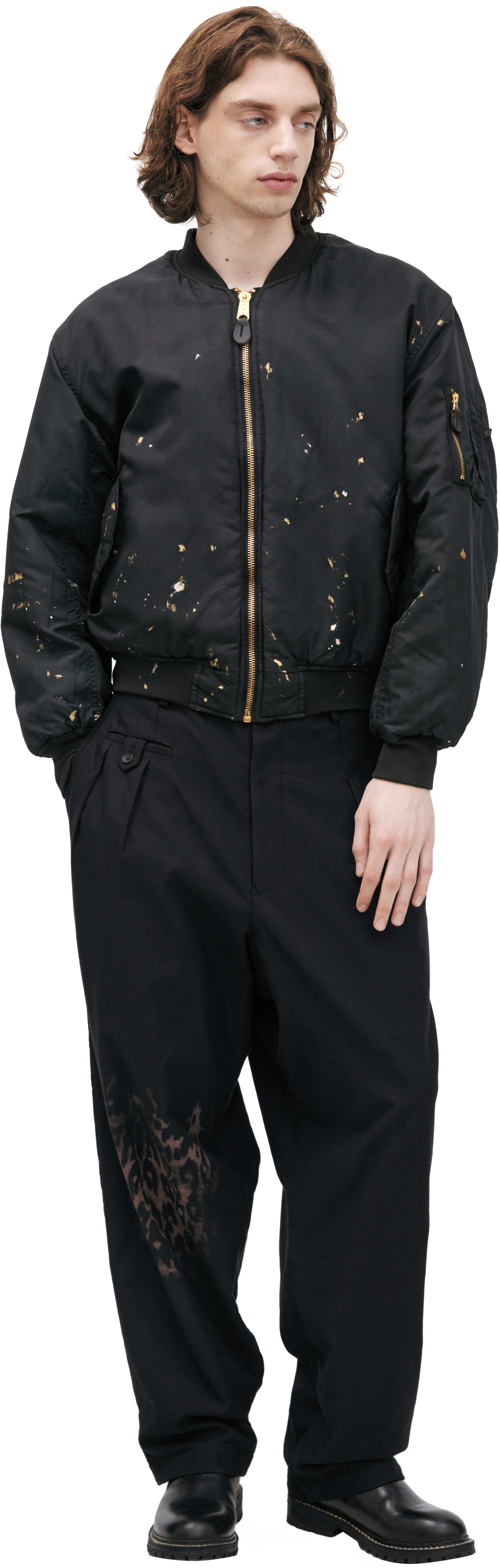 Mastercraft Union Бомбер с эффектом краски