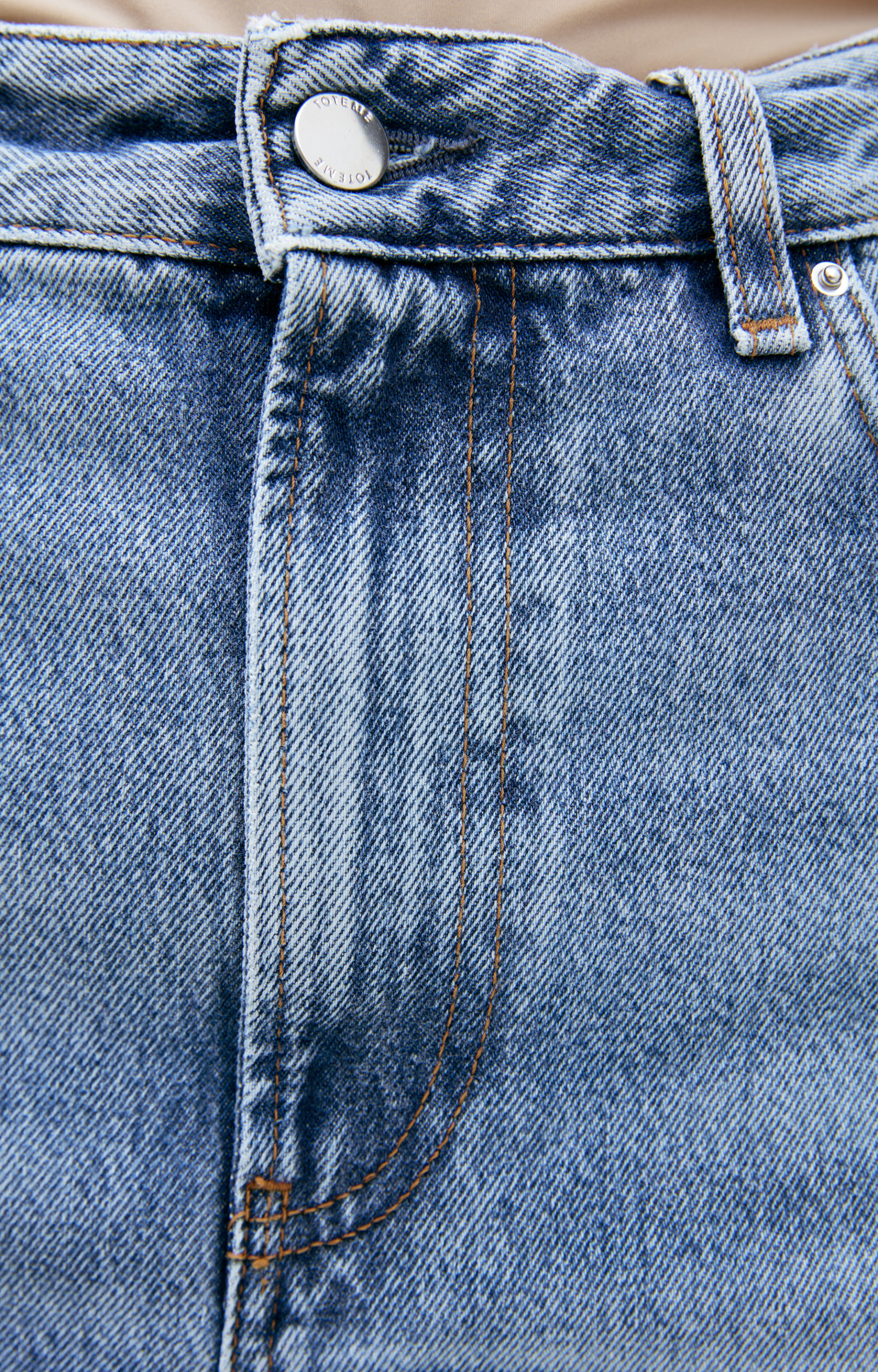 TOTEME Прямые джинсы из хлопка