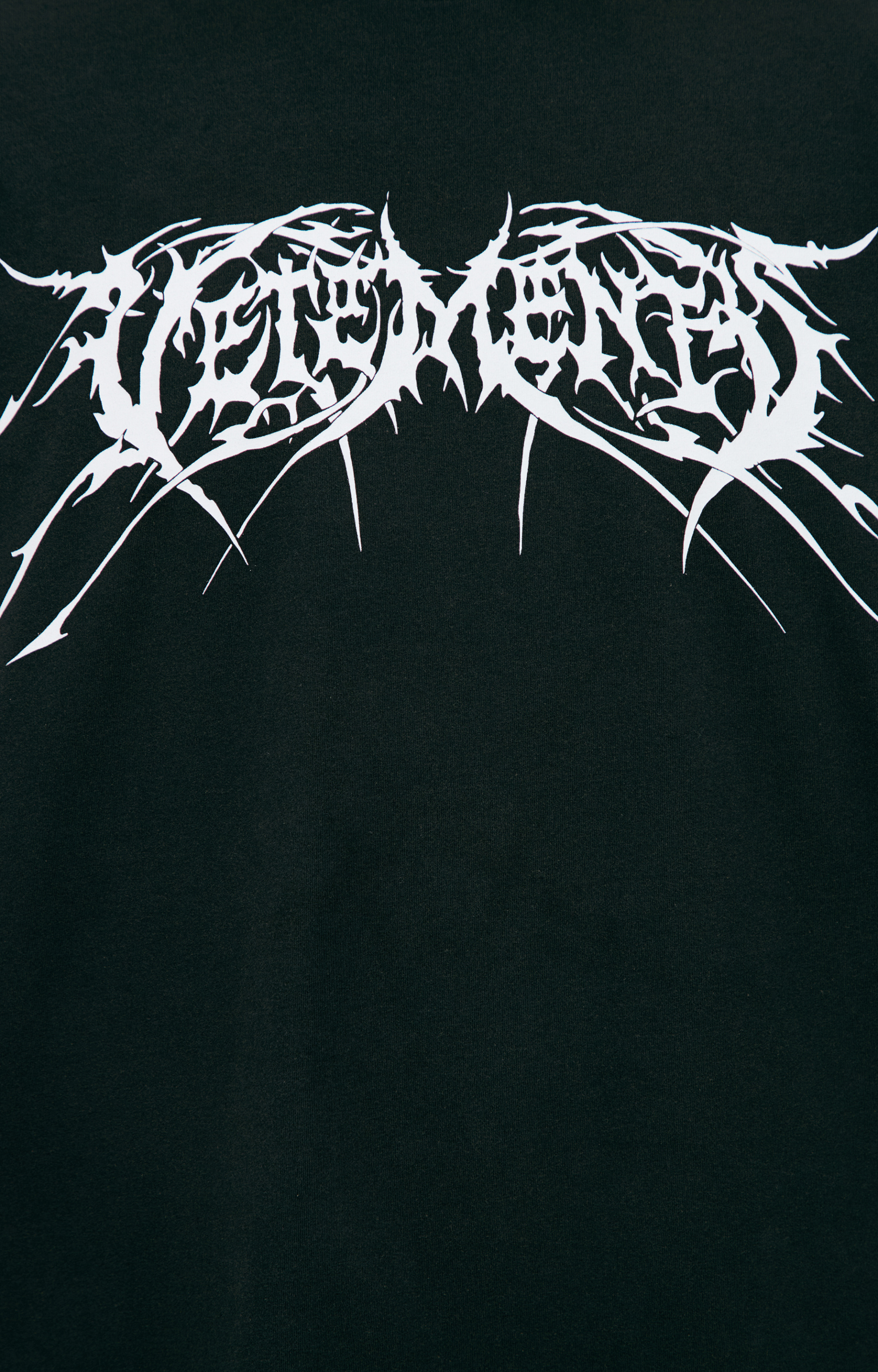 VETEMENTS Хлопковый лонгслив с принтом