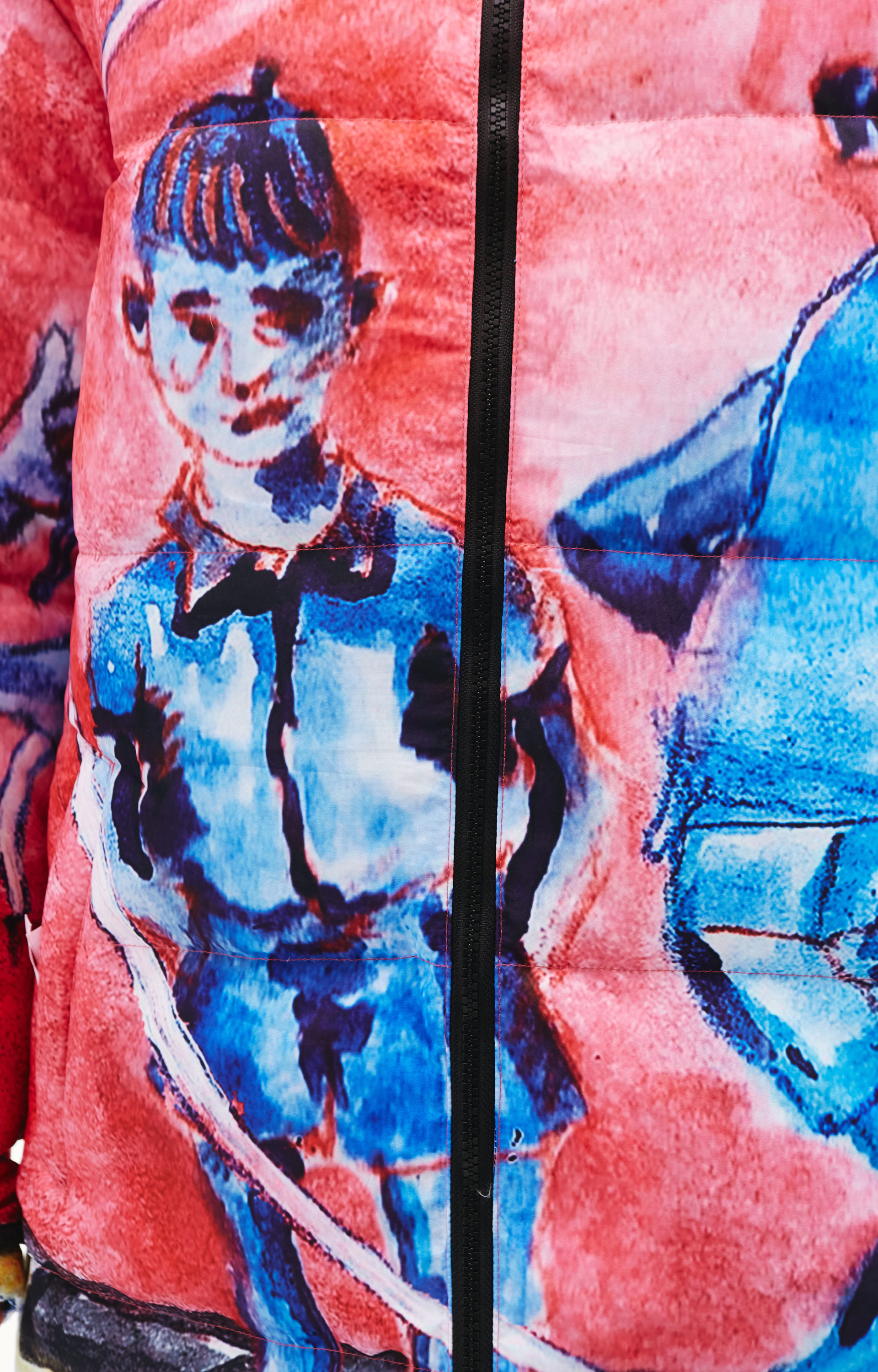 KidSuper Двусторонний пуховик с рисунком