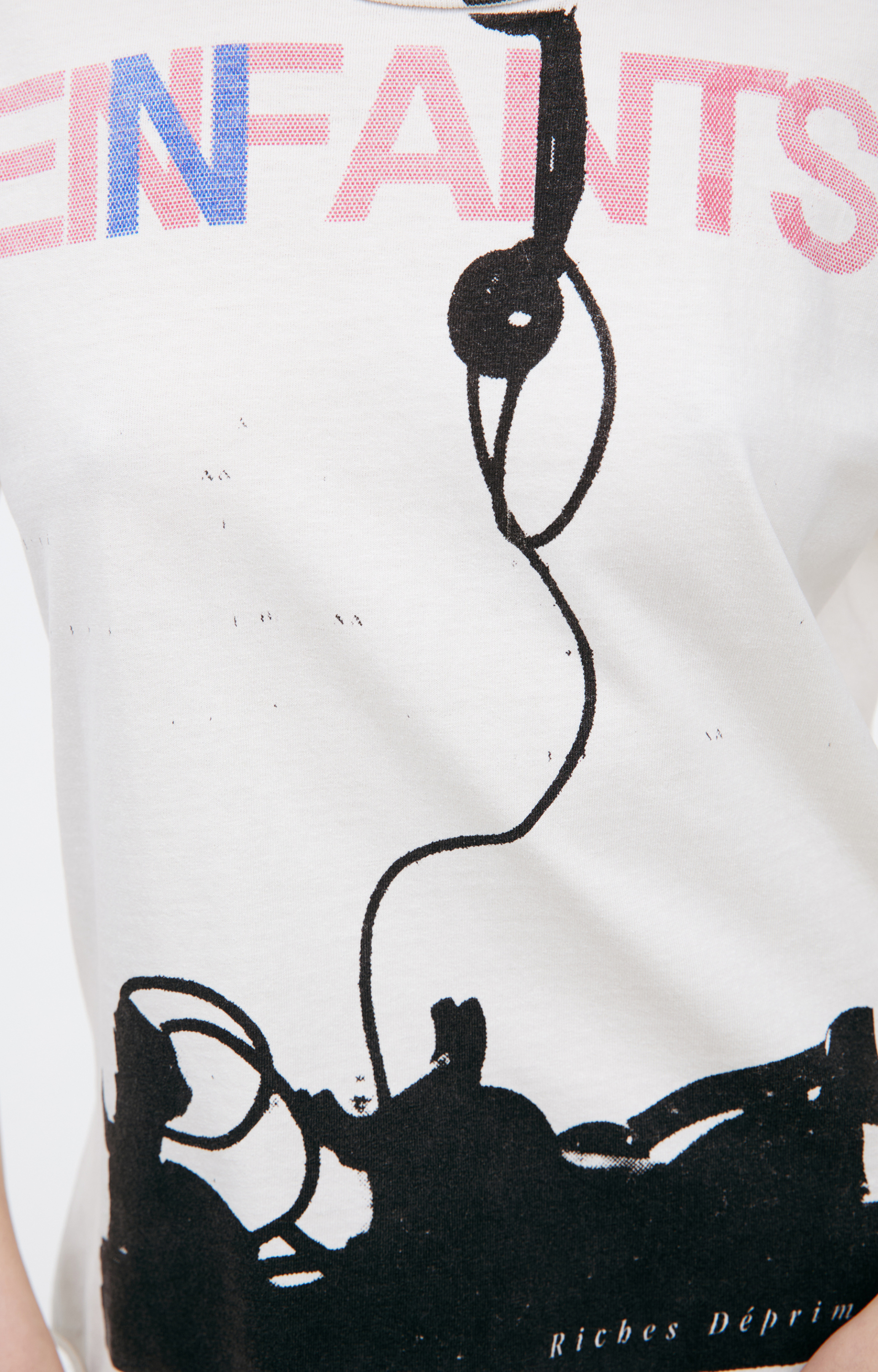 Enfants Riches Déprimés Белая футболка с логотипом