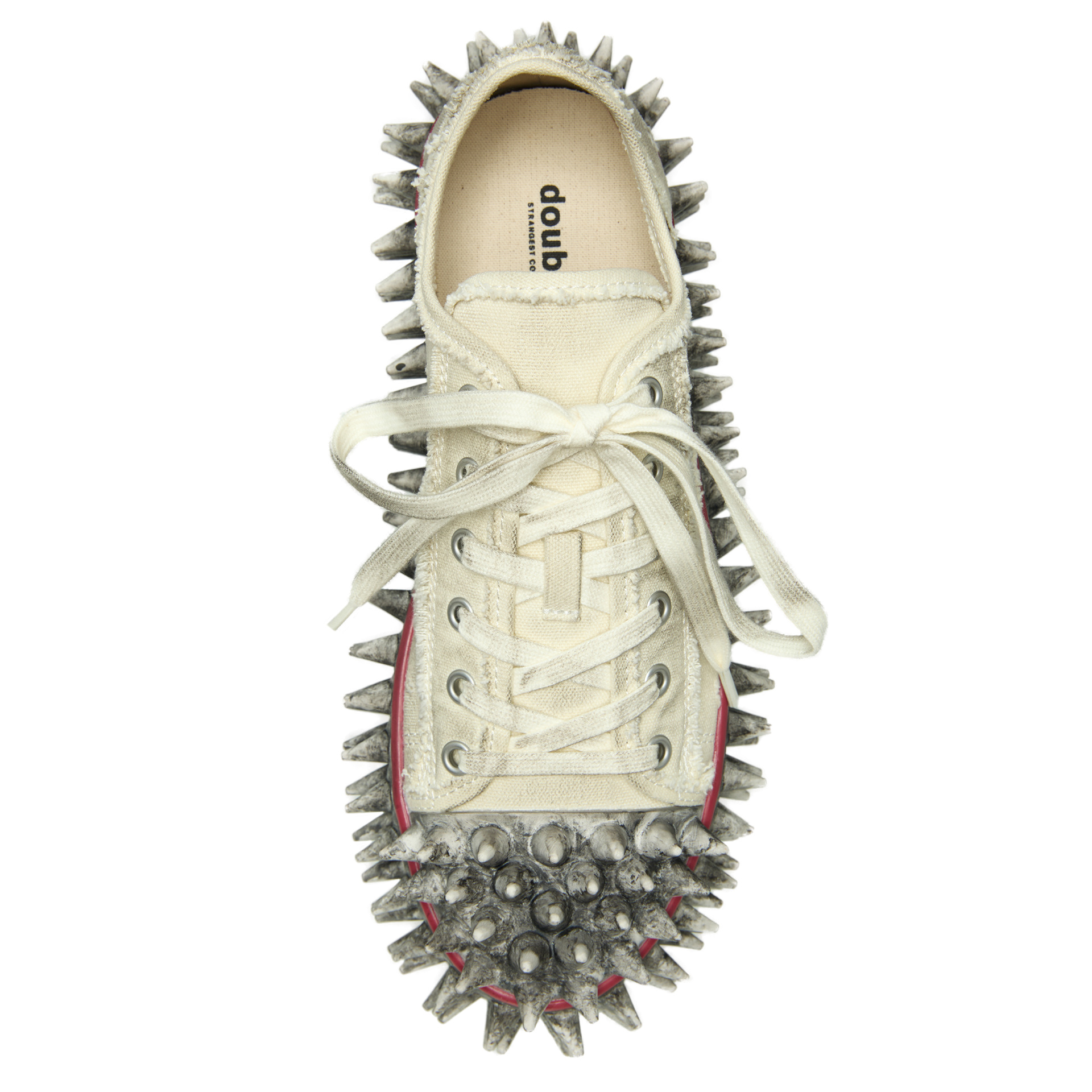 Doublet Кеды DIRTY SPIKE TOE CAP CANVAS