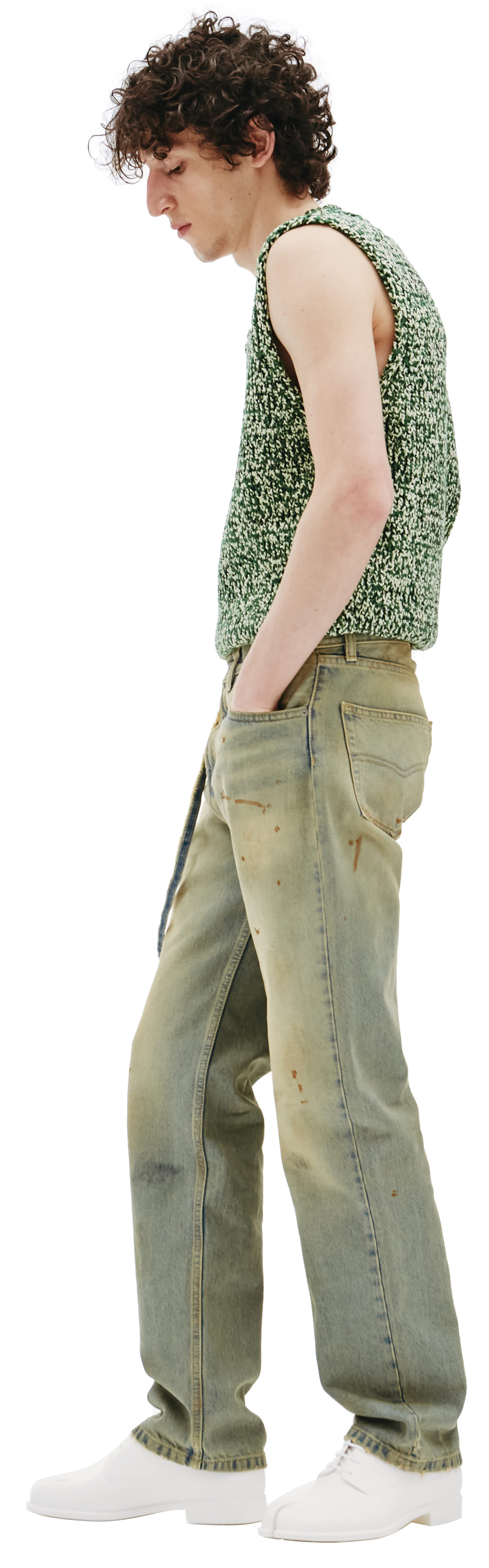 Maison Margiela Джинсы Memory of с винтажным эффектом