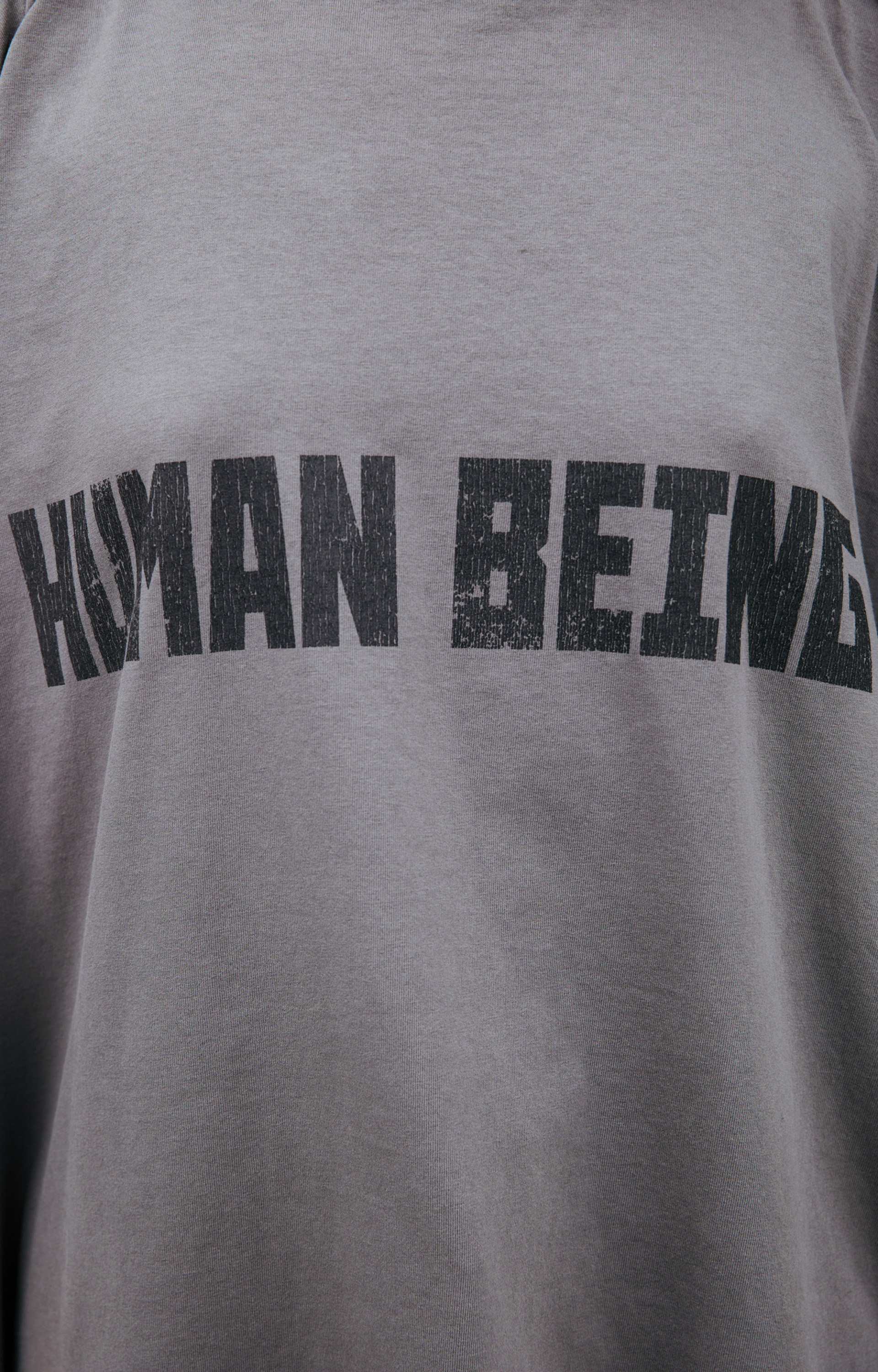 Balenciaga Футболка с принтом \'human being\'