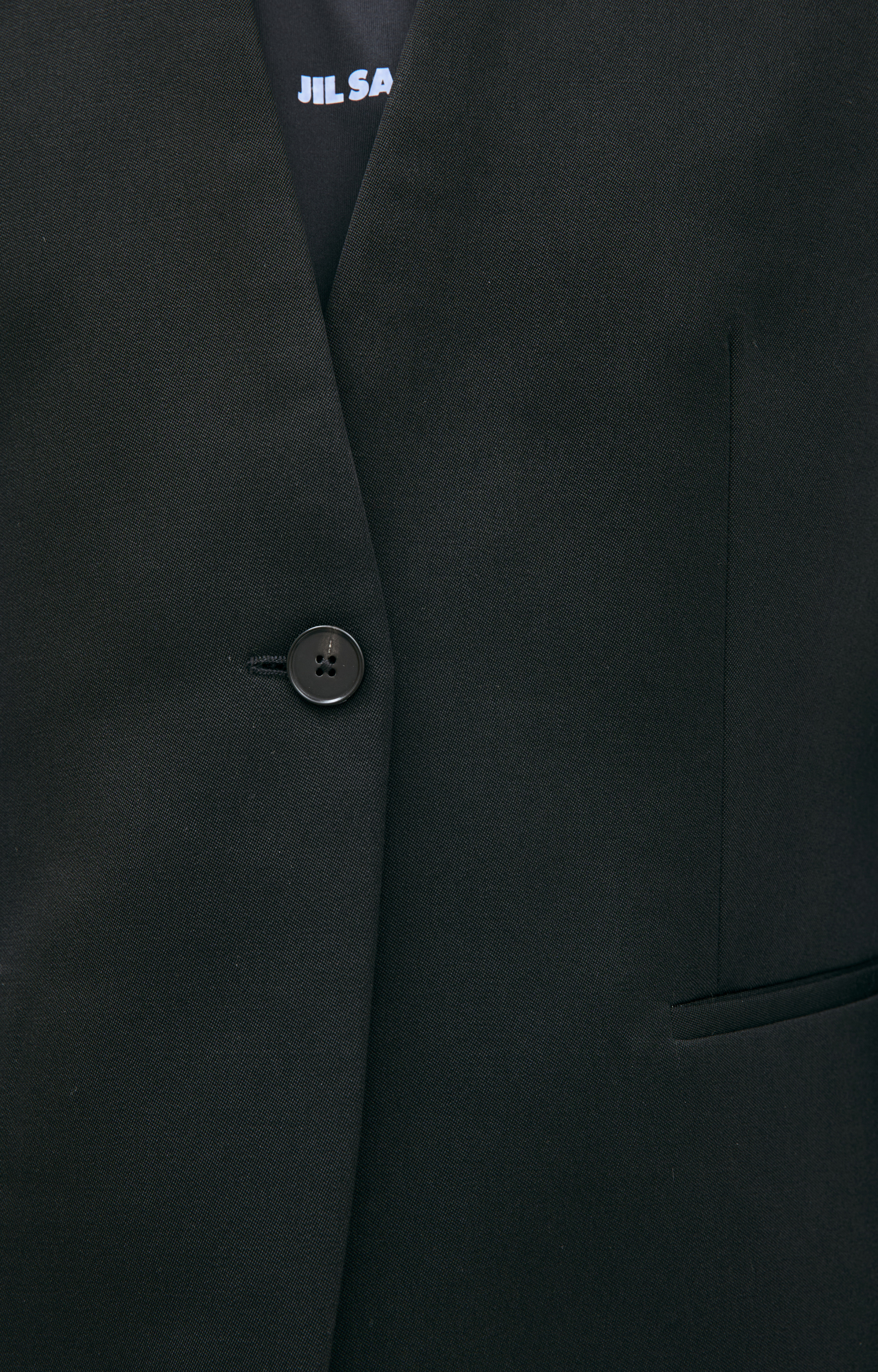 Jil Sander Шерстяной пиджак с одной пуговицей