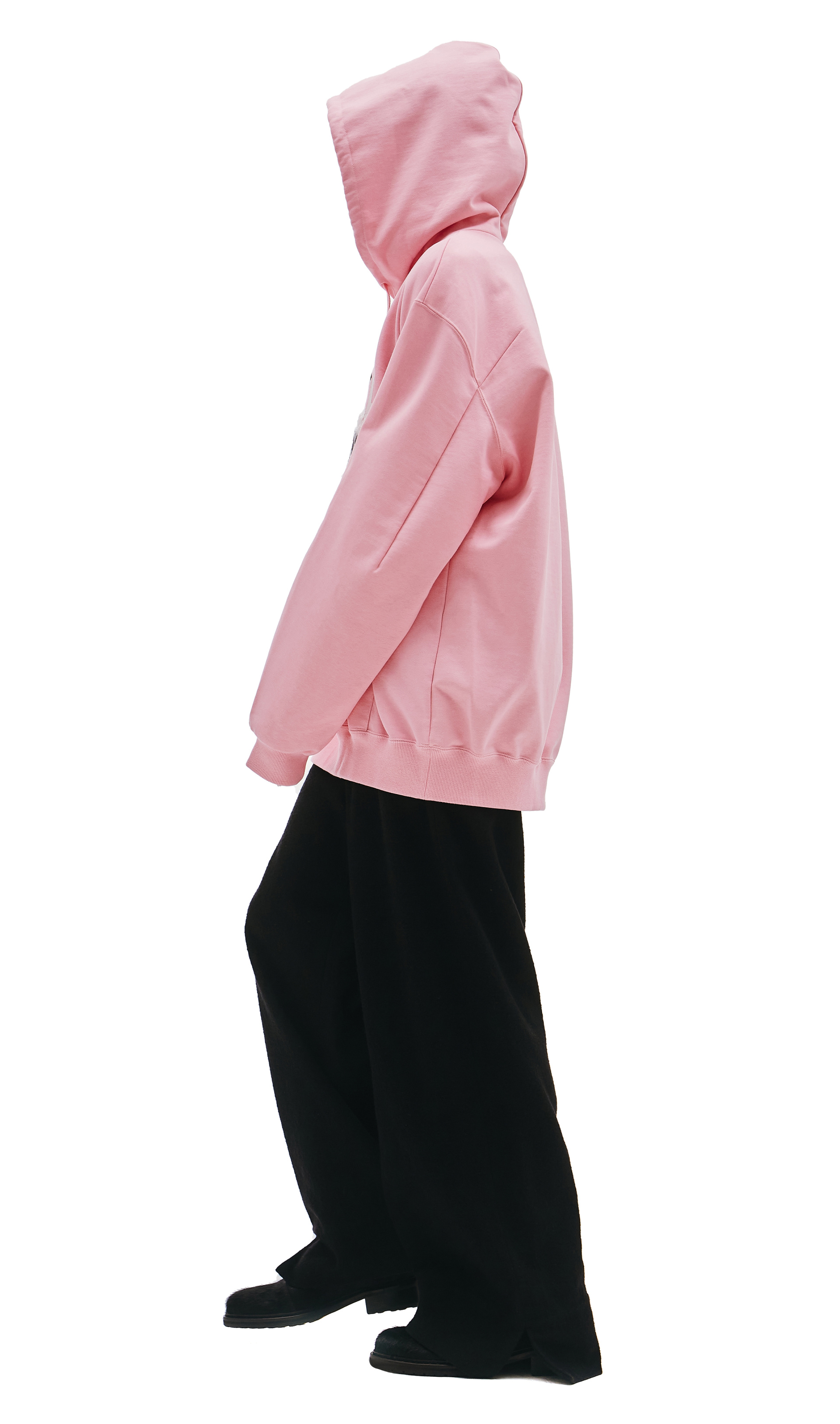 Doublet Розовое хлопковое худи с кисточками