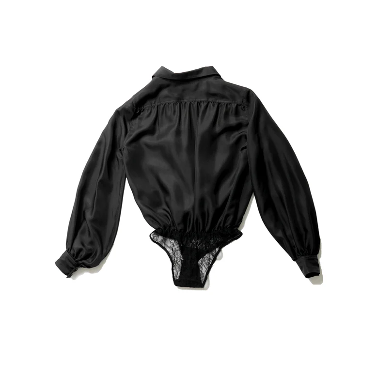 Enfants Riches Déprimés Шелковая блузка-боди