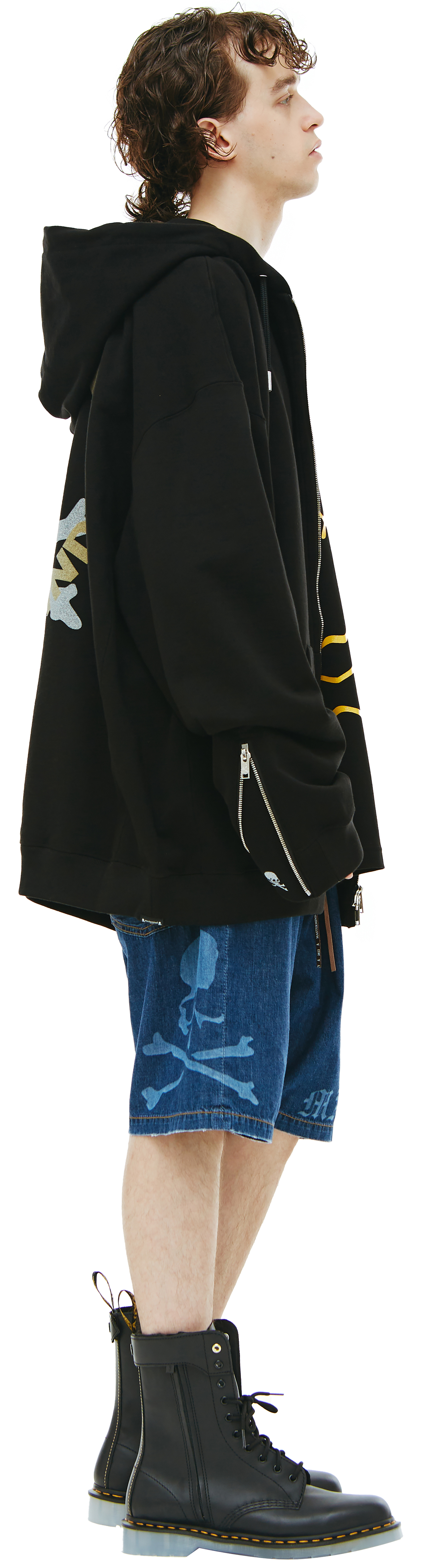 Mastermind WORLD Худи на молнии с принтом