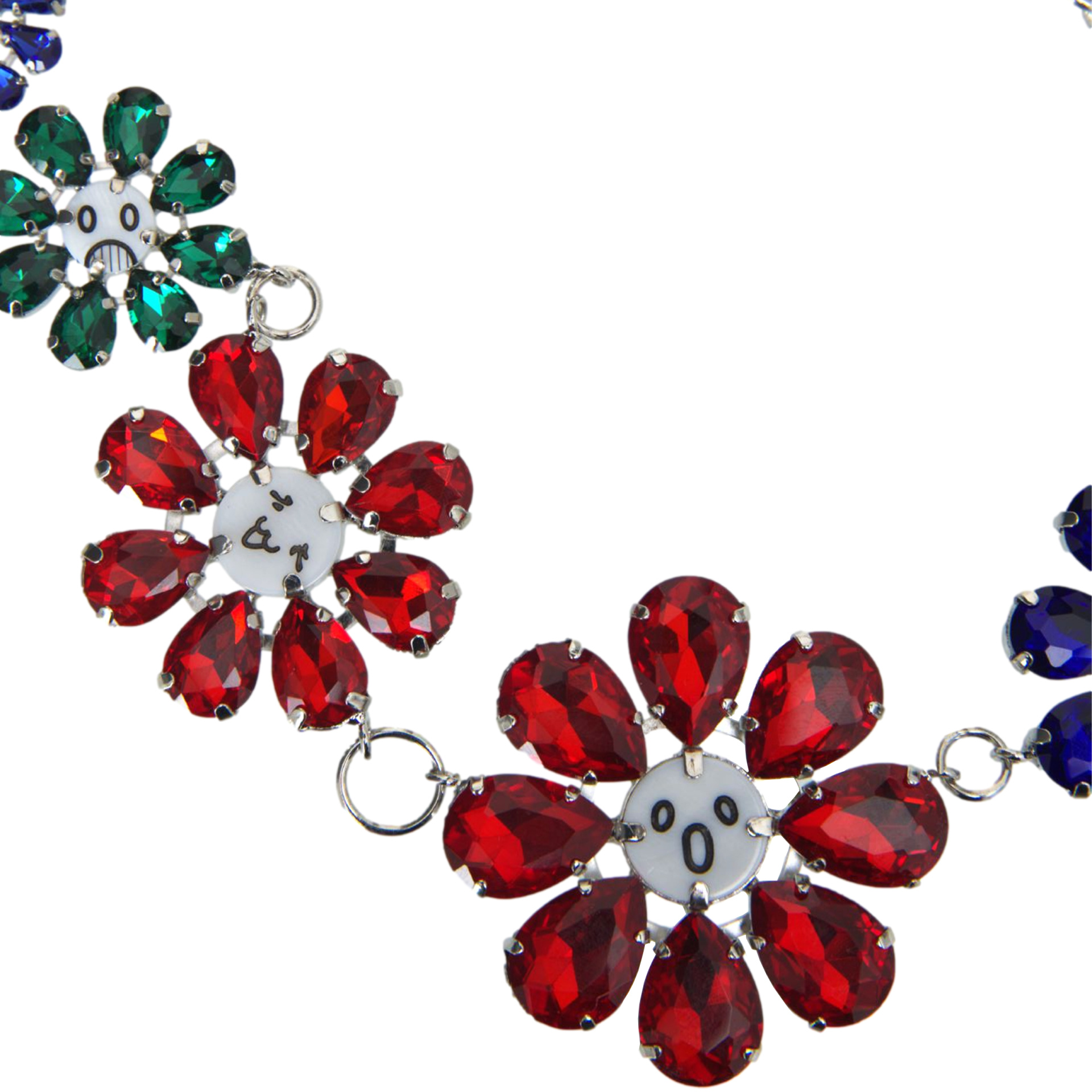 CHARLES JEFFREY LOVERBOY Колье Crazy Daizy в виде разноцветных цветов