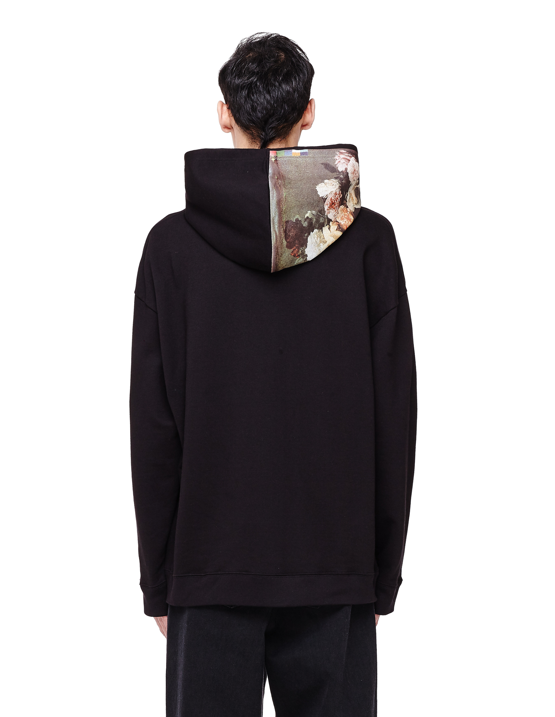 Raf Simons Толстовка с принтом на капюшоне