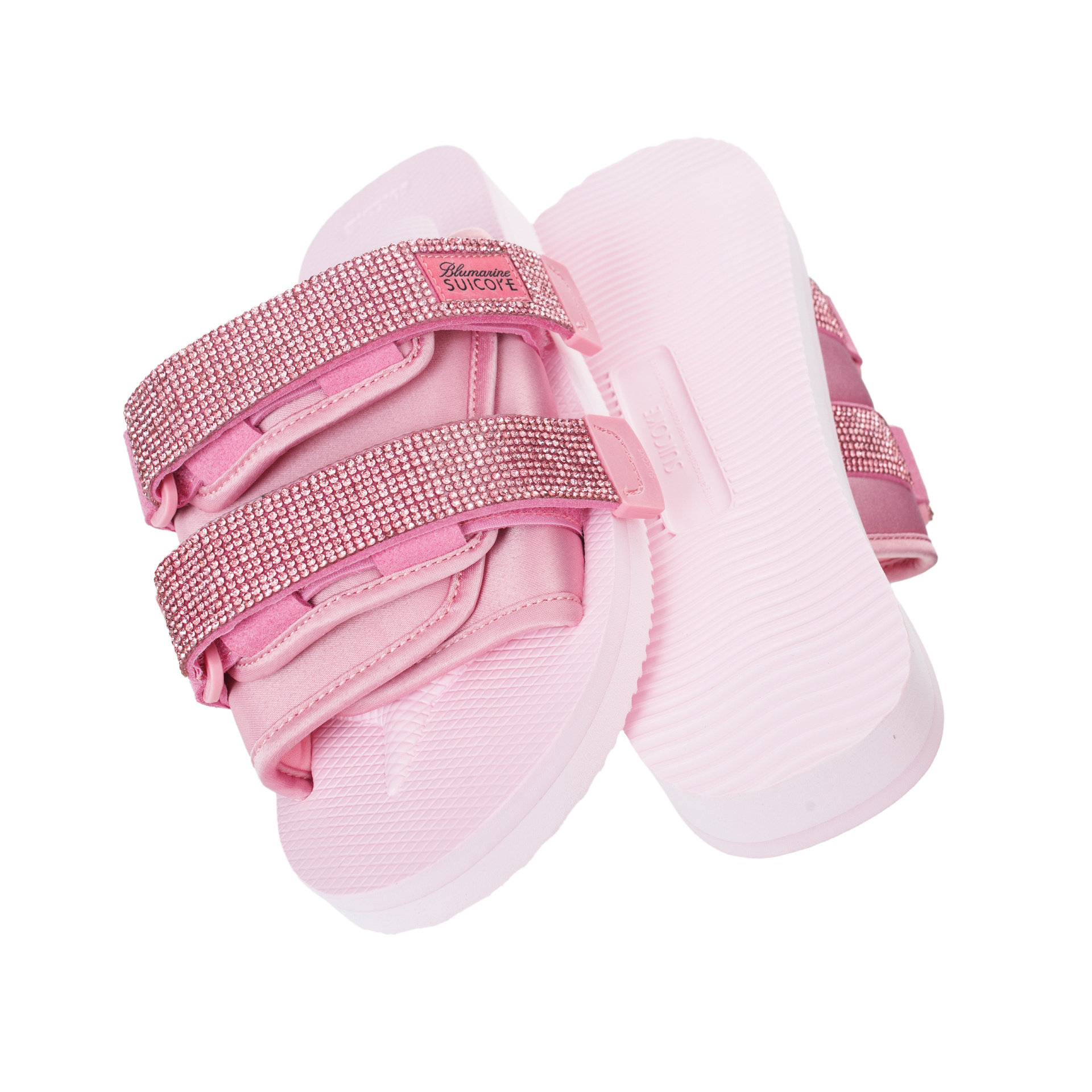 Blumarine Шлепанцы Suicoke x Blumarine со стразами
