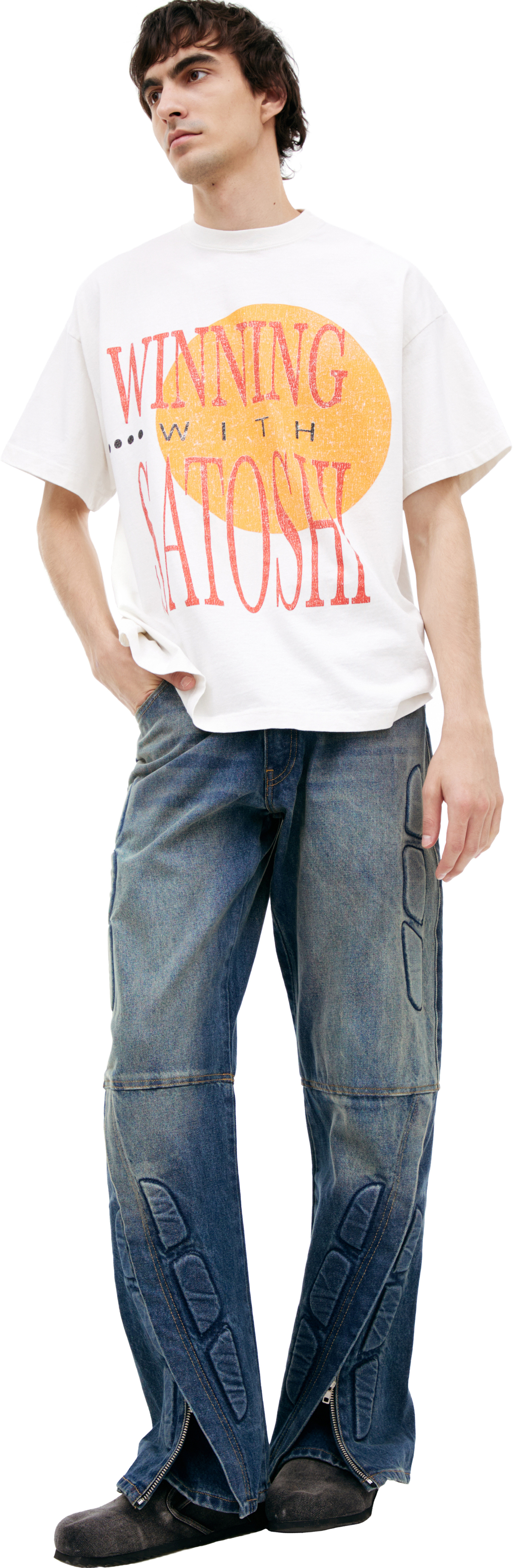 Satoshi Nakamoto Футболка \'Winning with Satoshi\'