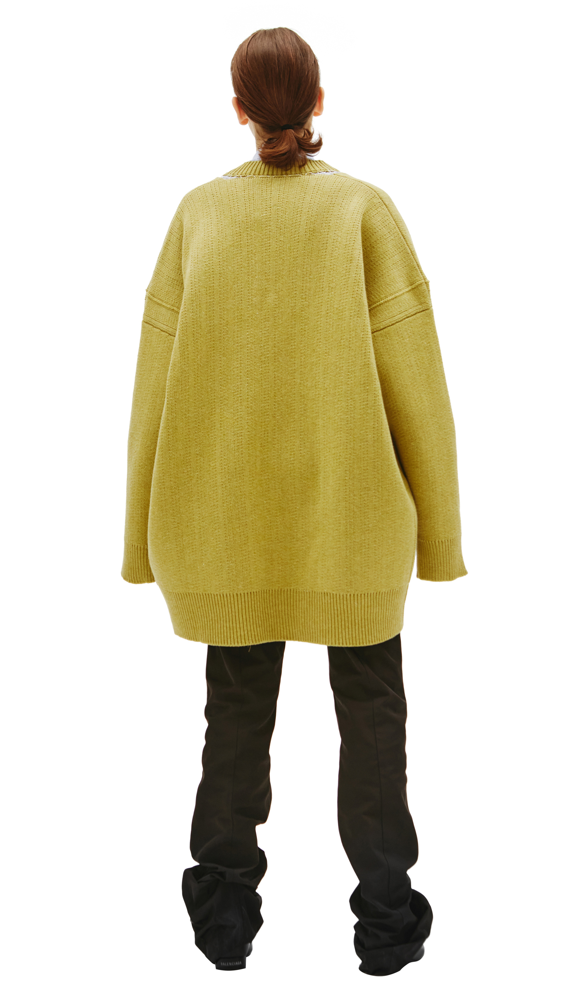 Raf Simons Оверсайз свитер из шерсти