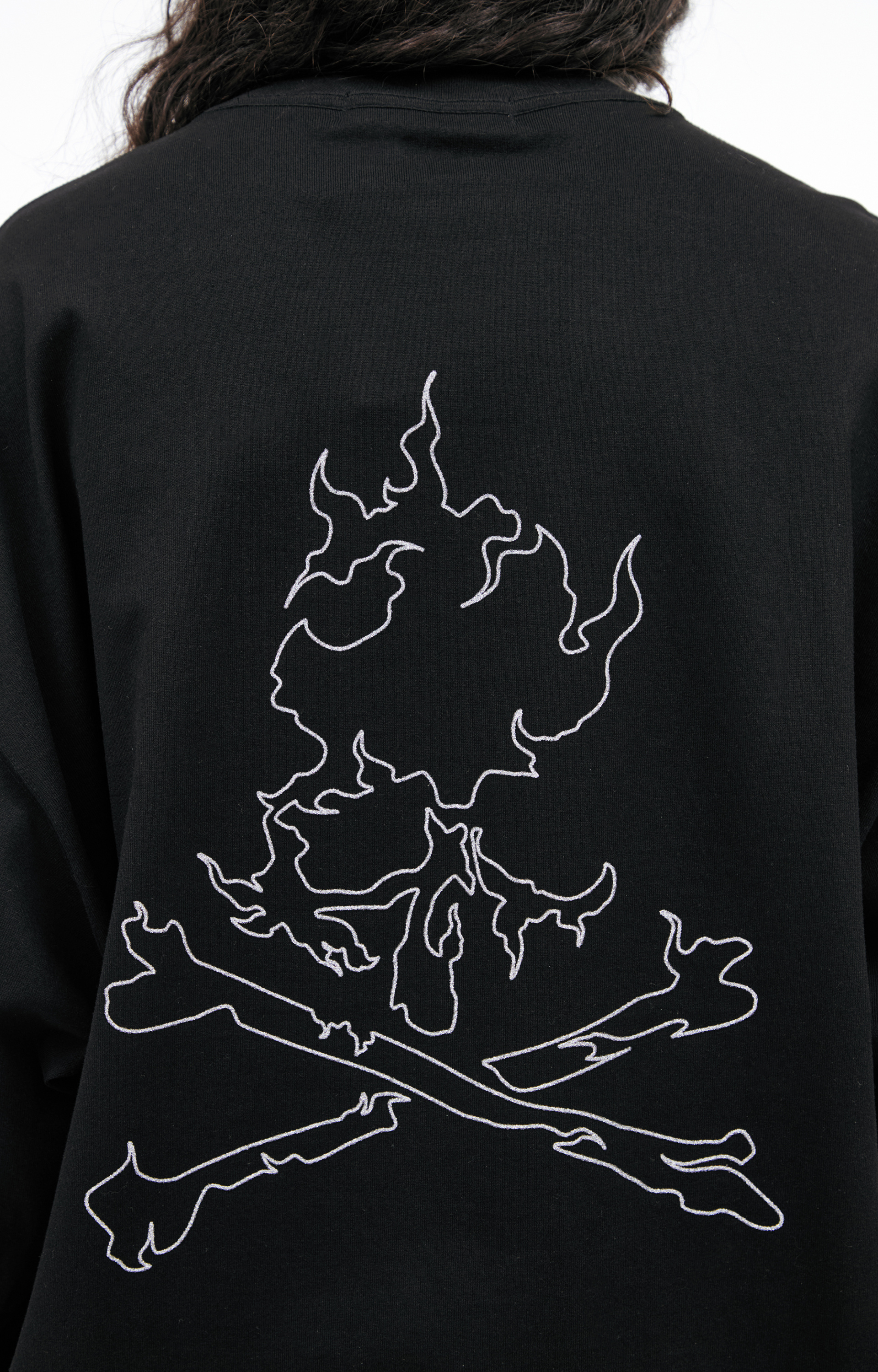 Mastermind WORLD Черный лонгслив с логотипом