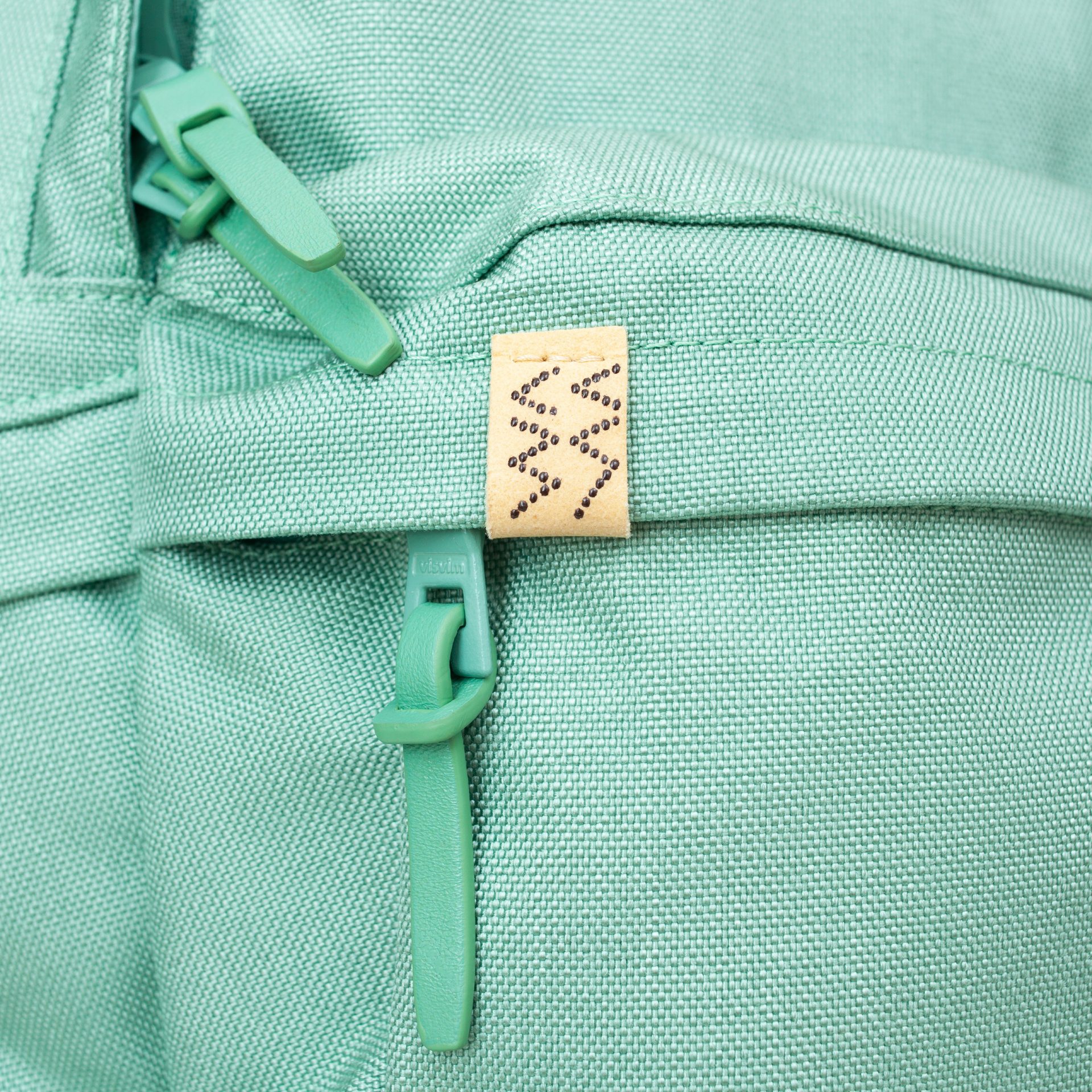 visvim Рюкзак с кожаной отделкой