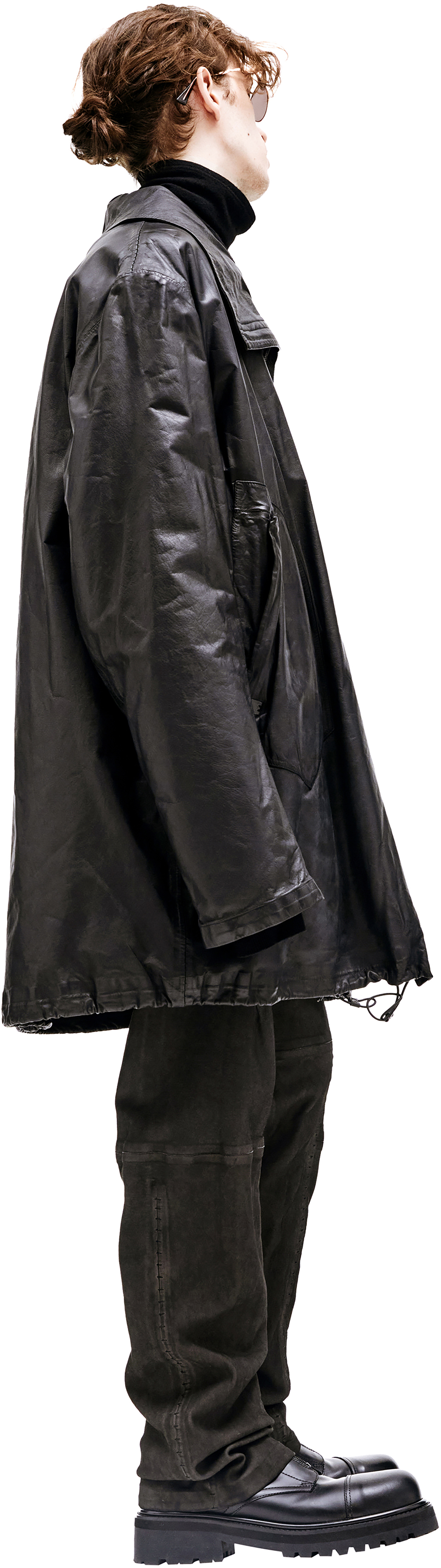 Isaac Sellam Парка Detorne из светоотражающей кожи