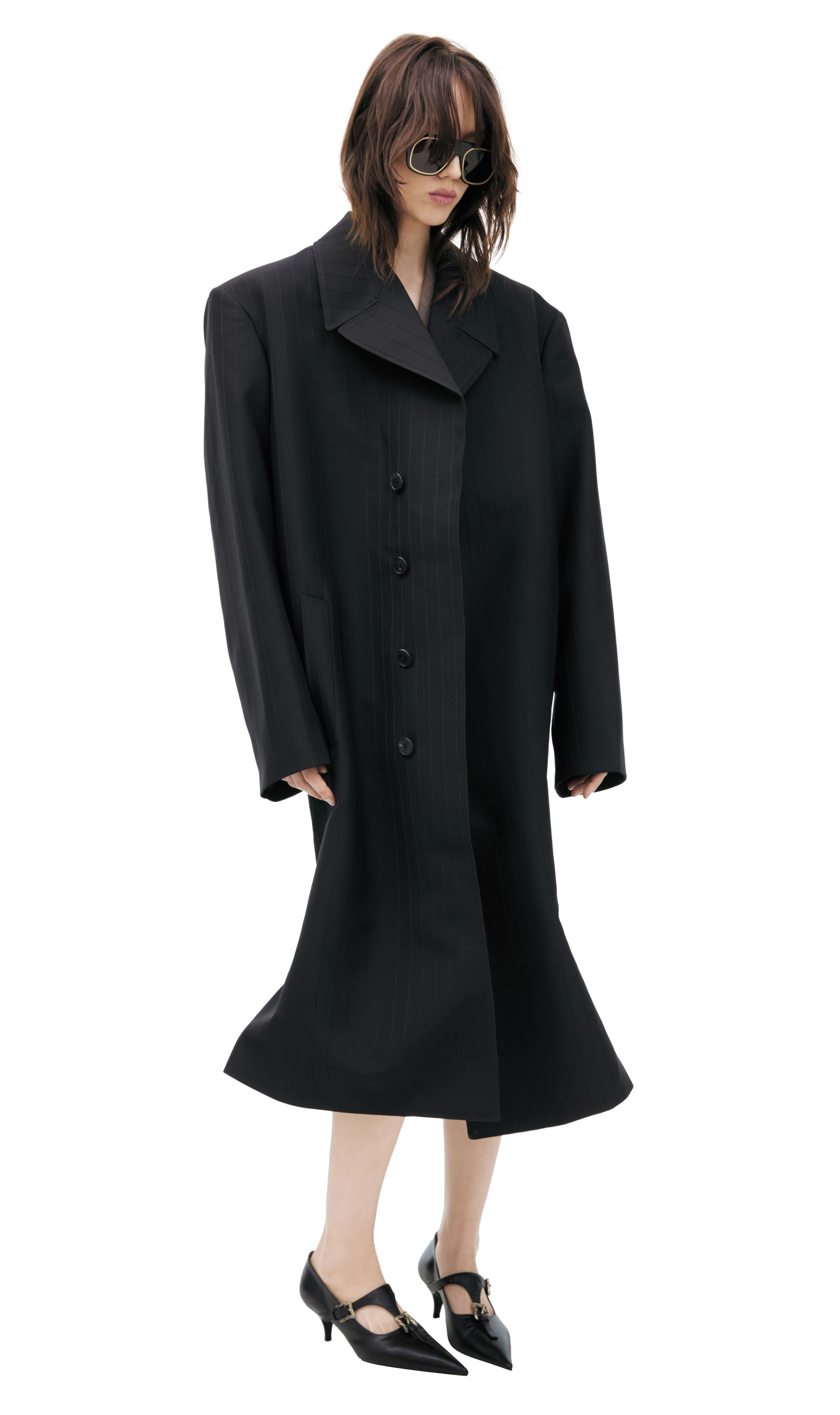 Enfants Riches Déprimés Костюмное пальто в полоску