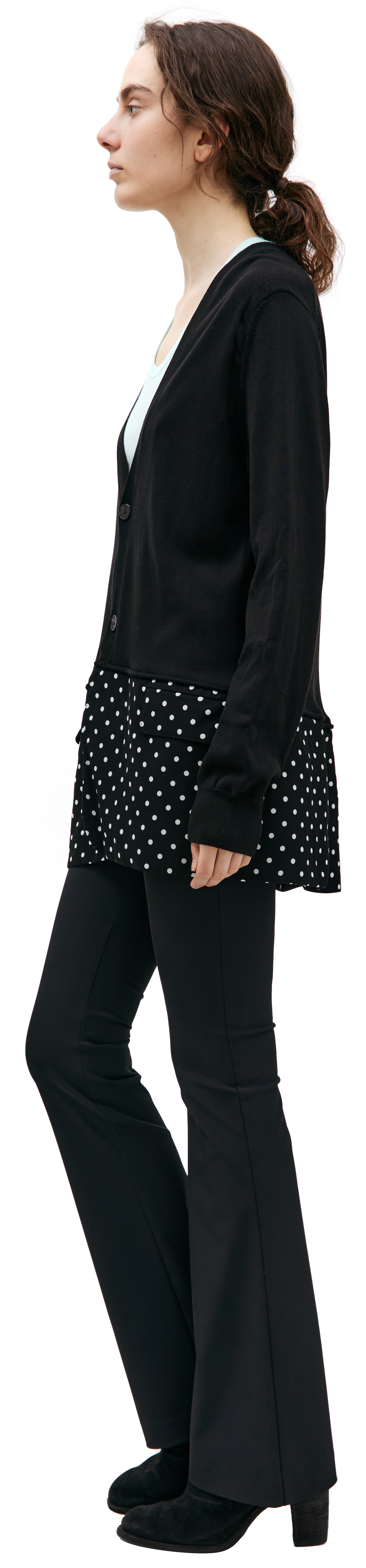 Haider Ackermann Черный кардиган на пуговицах