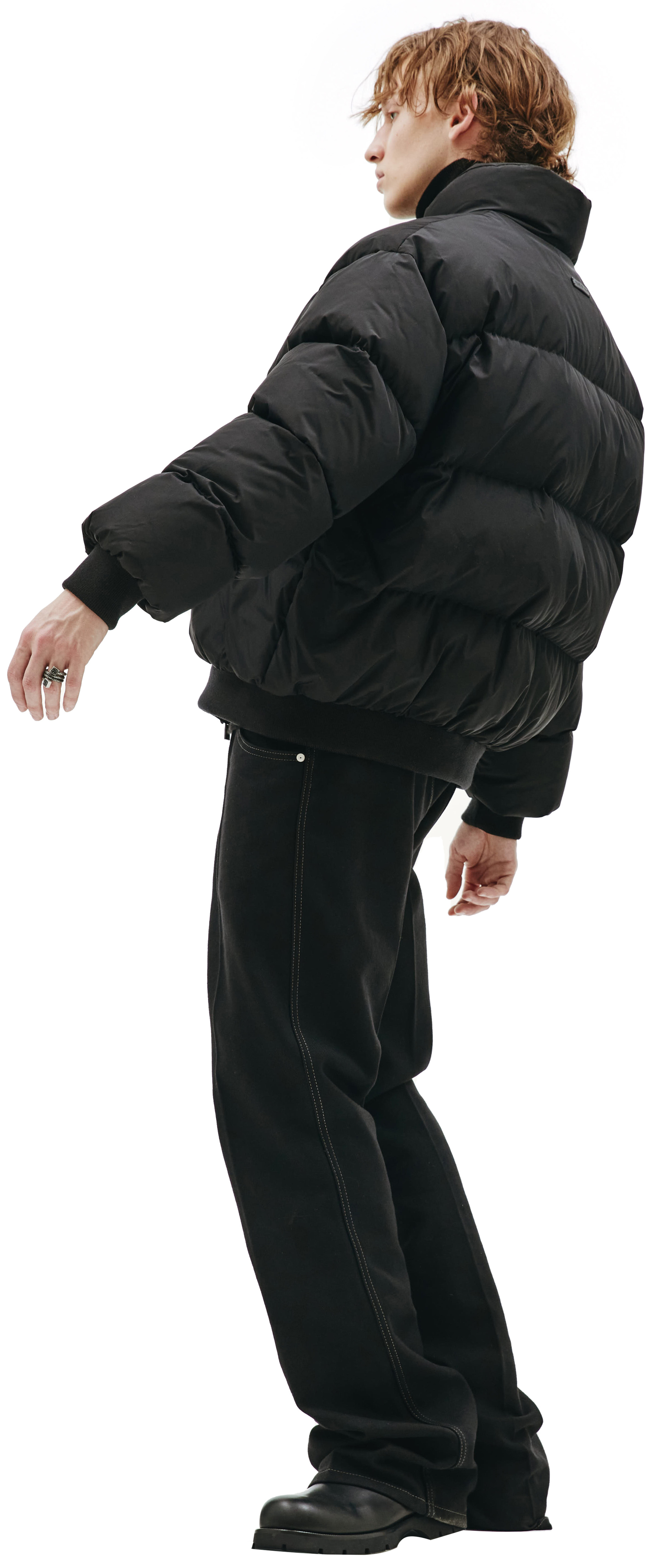 Fear of God Пуховый бомбер с вязаными манжетами