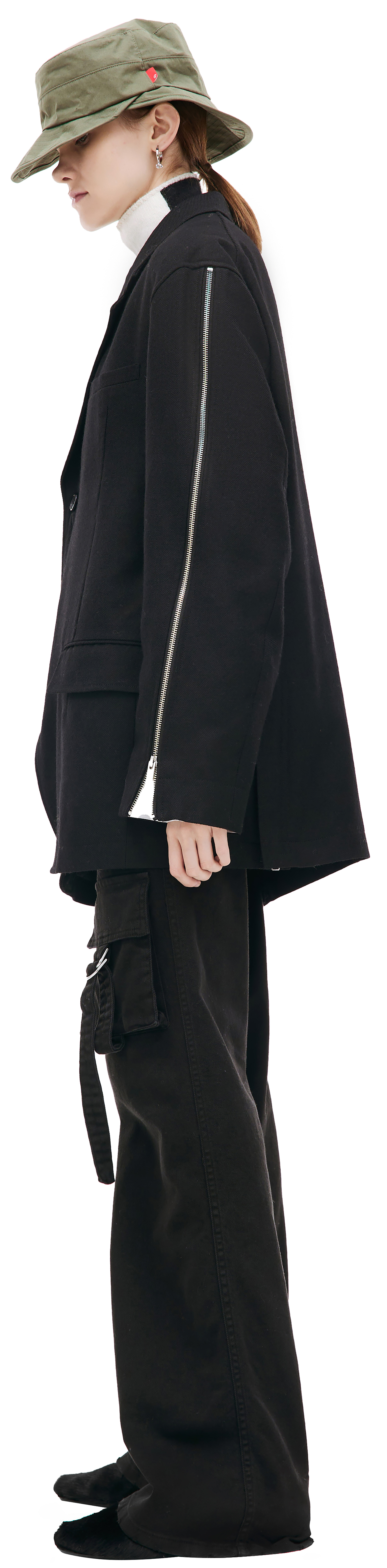 Undercover Шерстяной пиджак с молниями