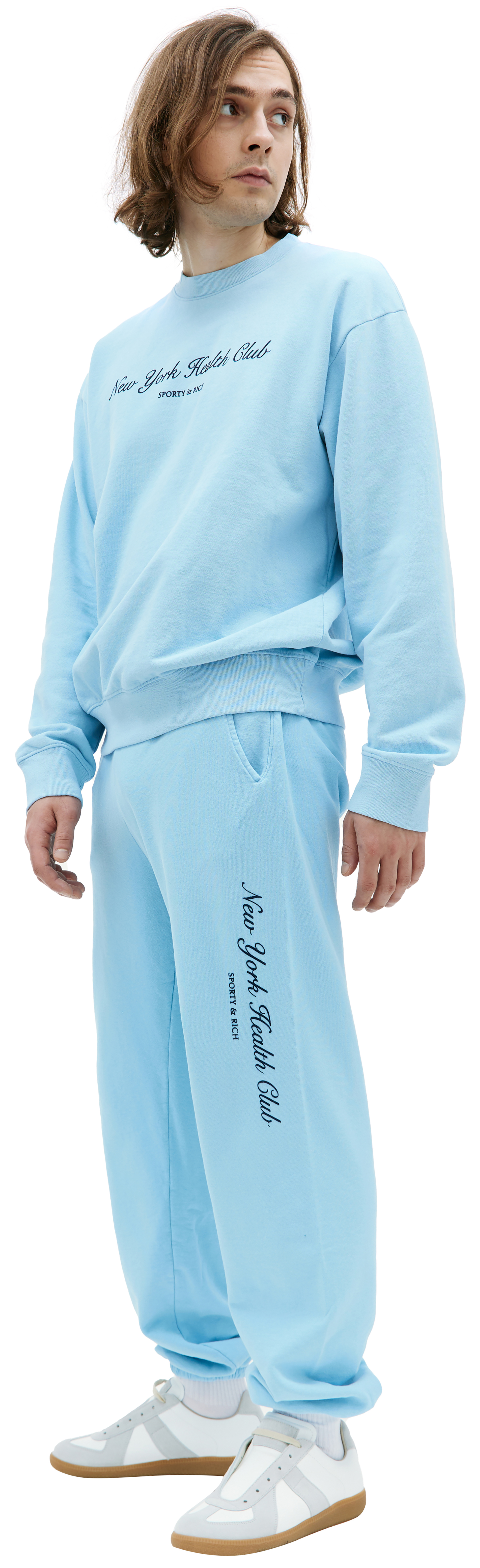 SPORTY & RICH Свитшот с принтом \'NY Health Club\'