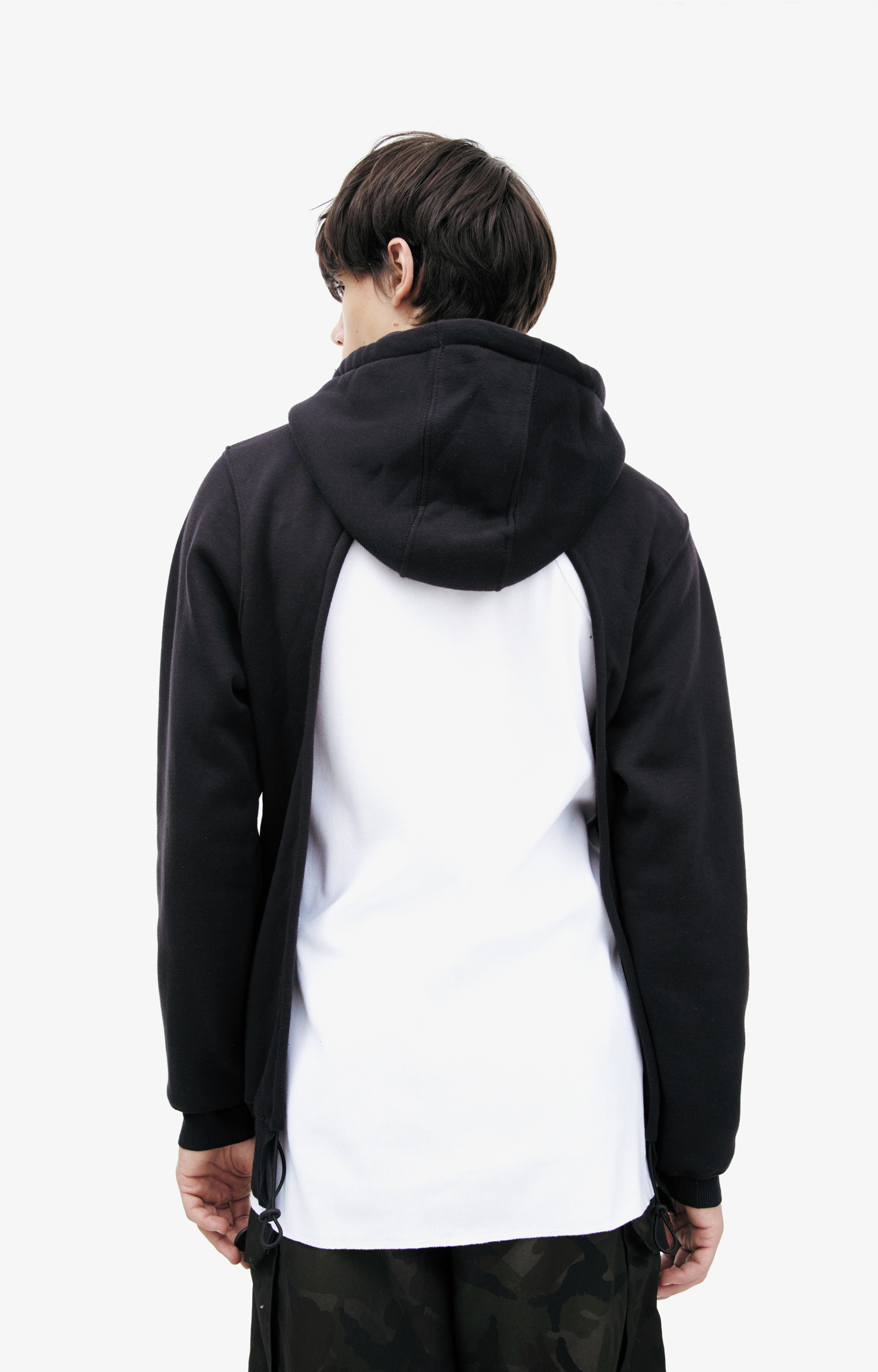 PROTOTYPES Худи с вырезом на спине