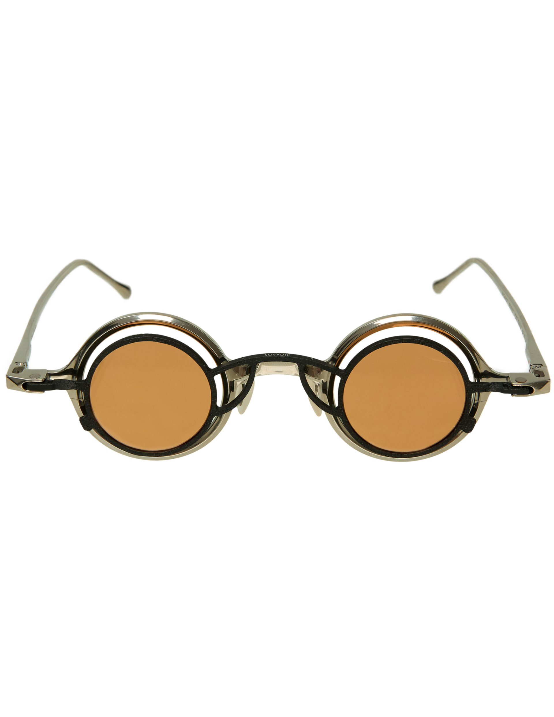Ziggy Chen Очки-0M2616001/02 круглые очки с изогнутыми заушниками, глянец и черн