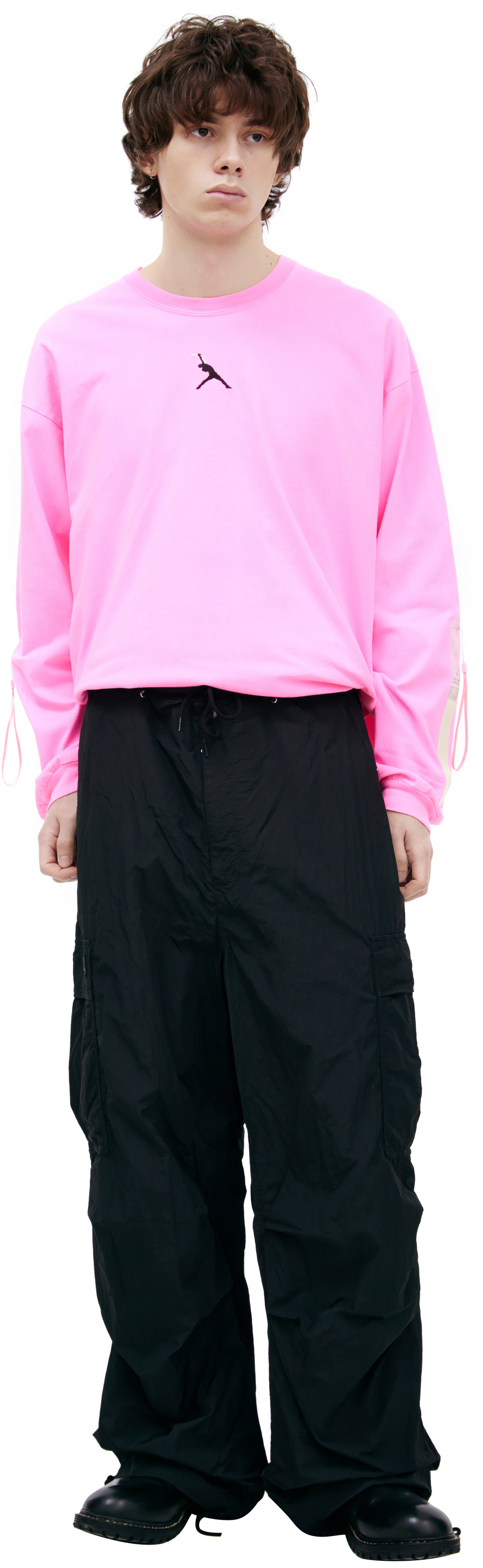 Doublet Черные брюки из нейлона