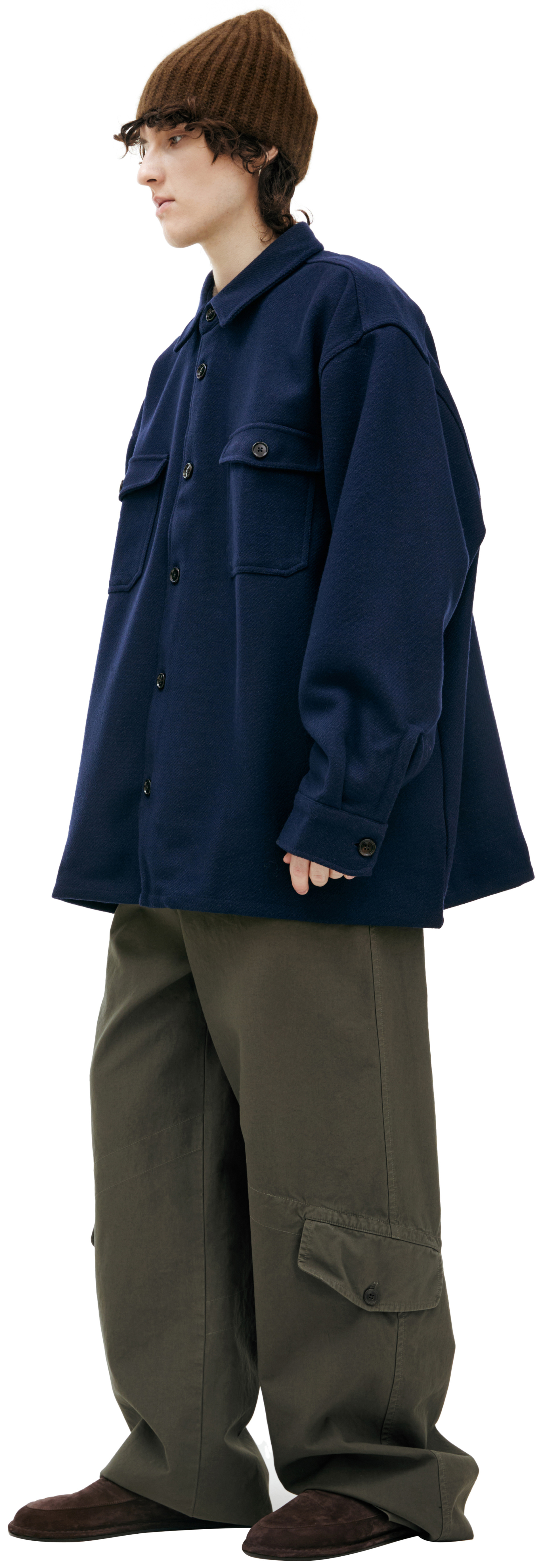 AMI PARIS Рубашка с накладными карманами