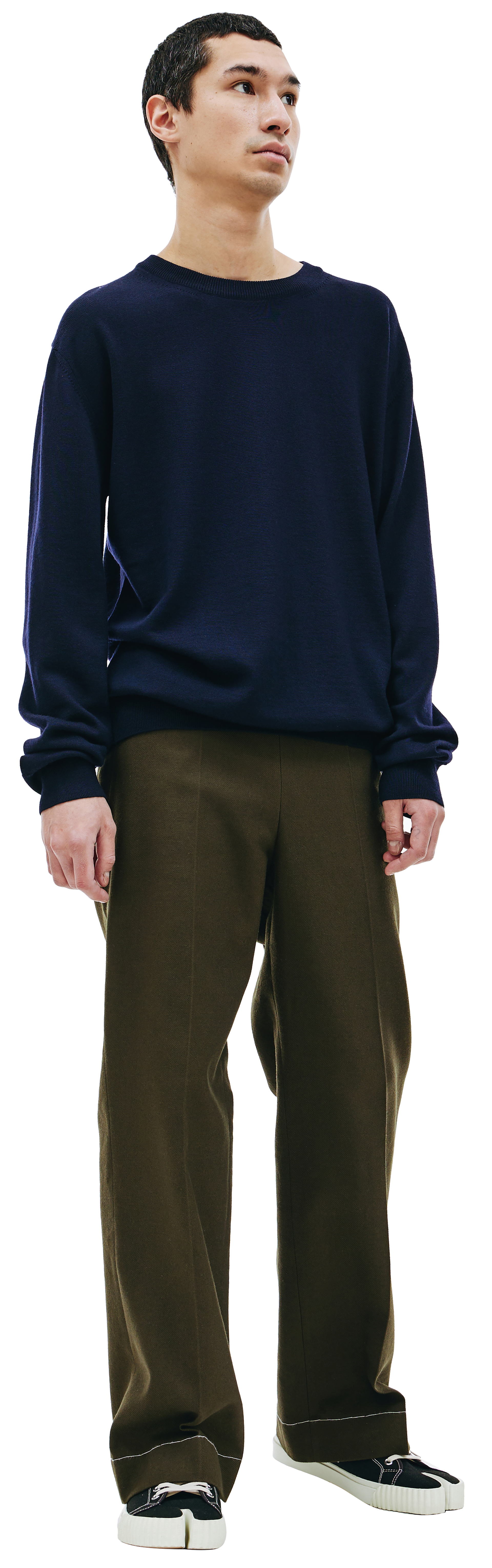 Jil Sander Оверсайз свитер из шерсти