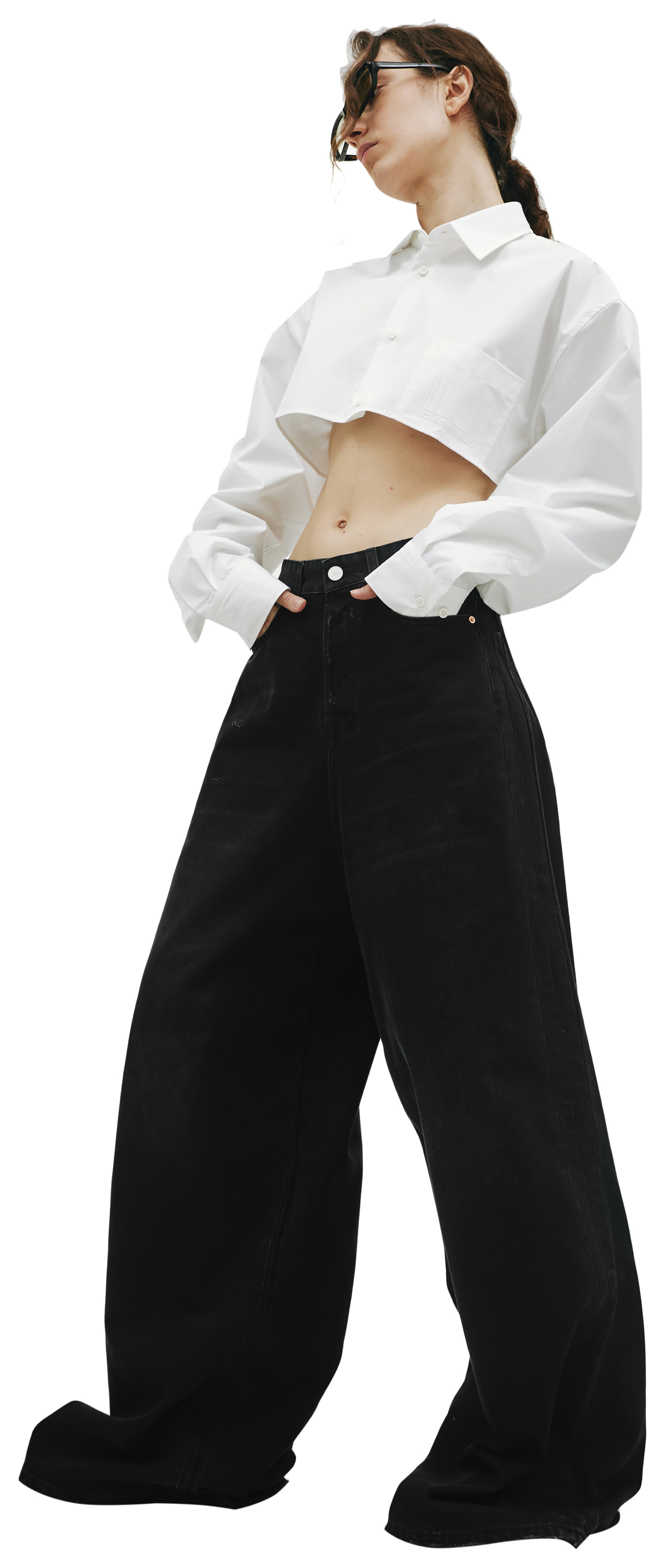VETEMENTS Черные широкие джинсы
