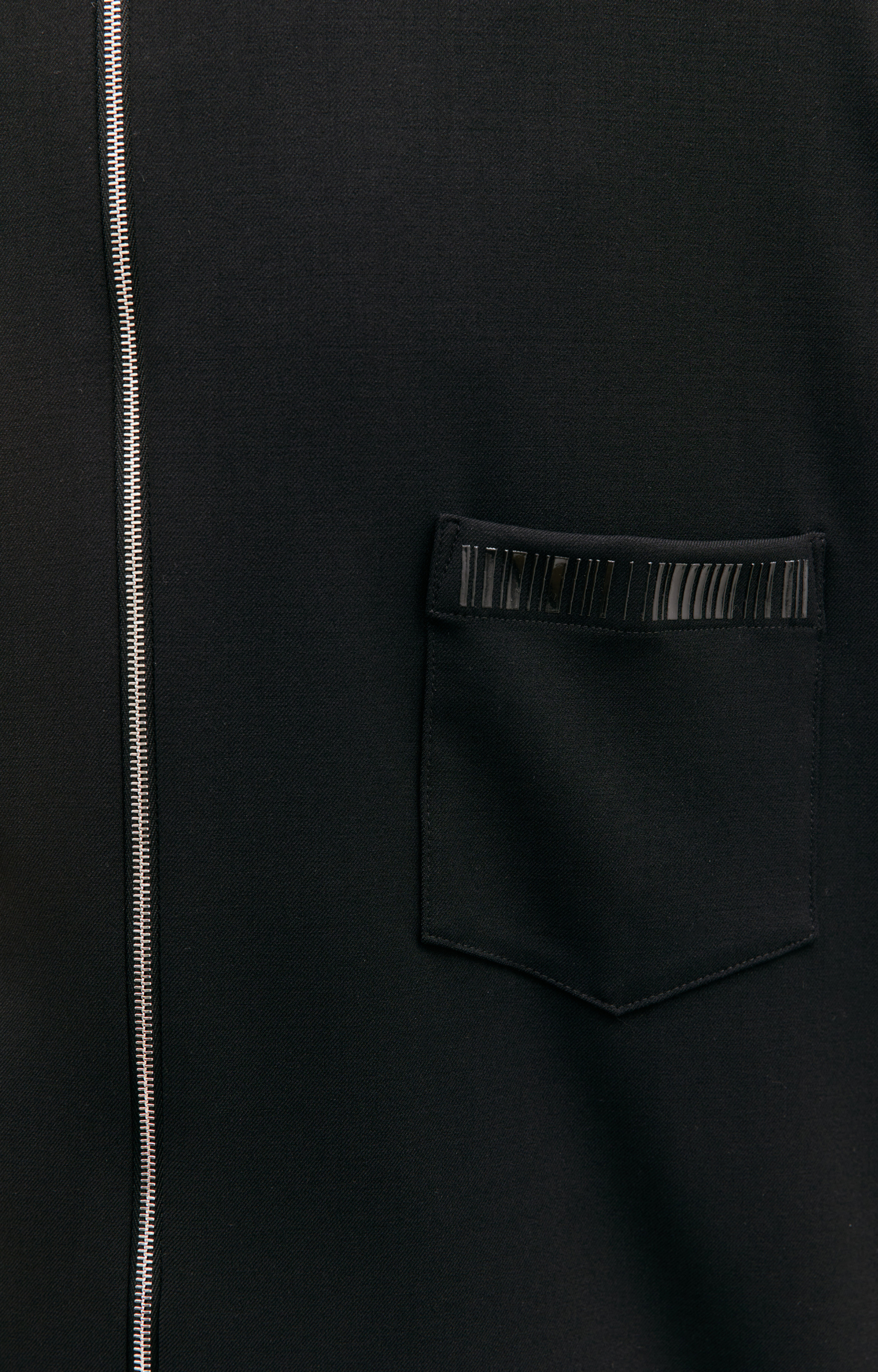 VTMNTS Шерстяная рубашка на молнии