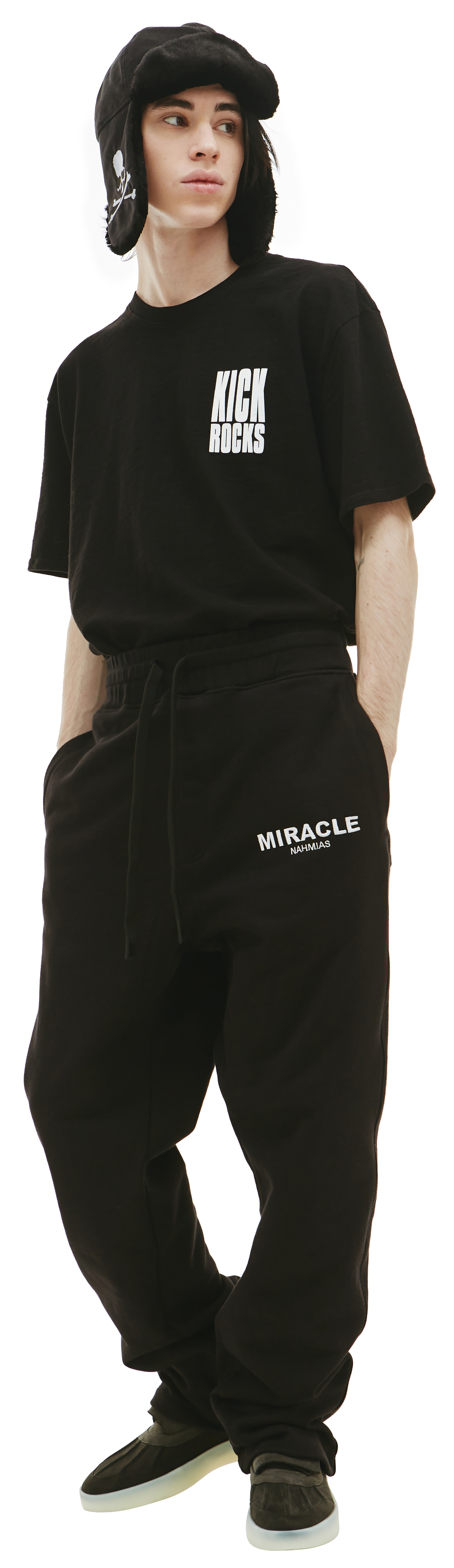 Nahmias Спортивные брюки с вышивкой Miracle