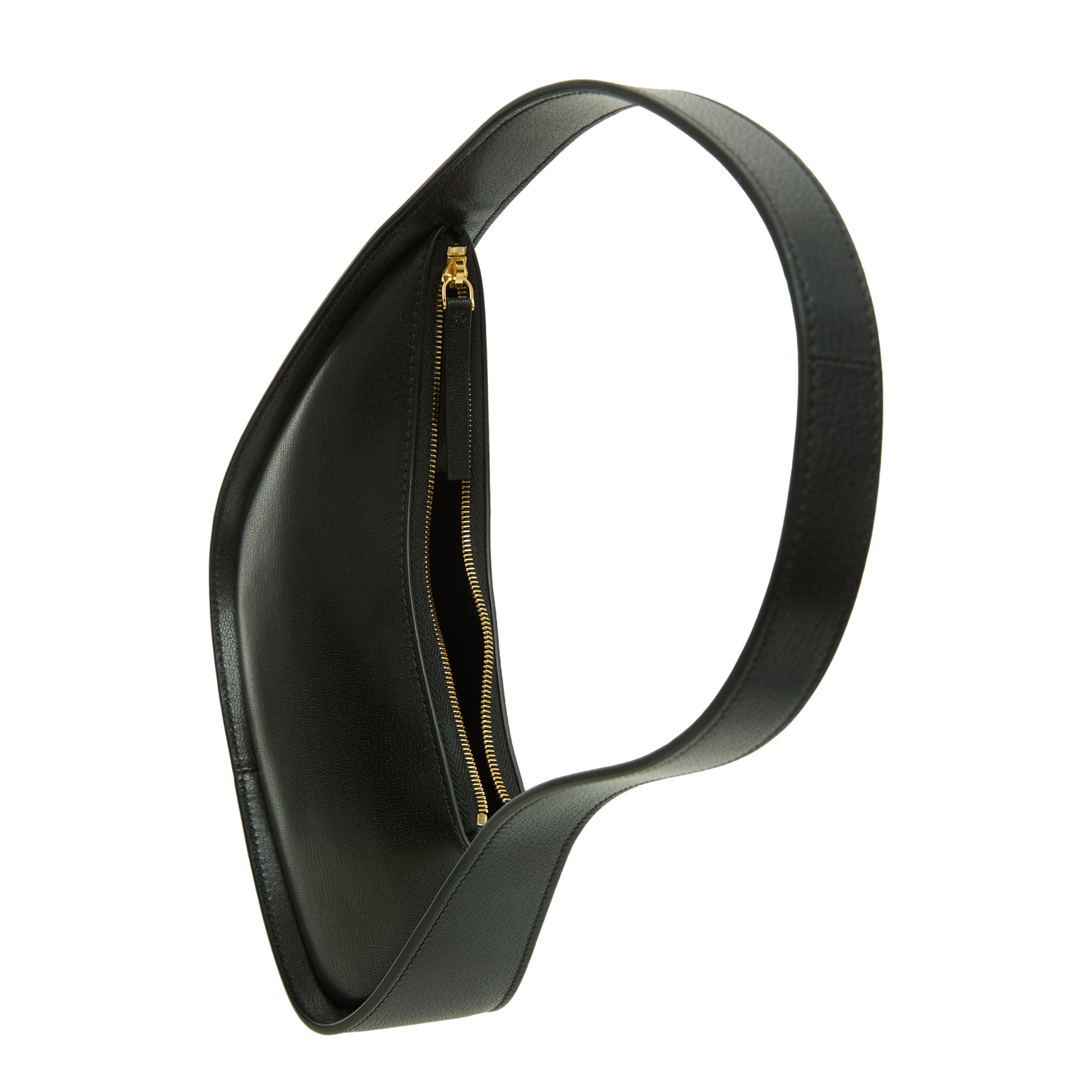 The Row Кожаная сумка half moon